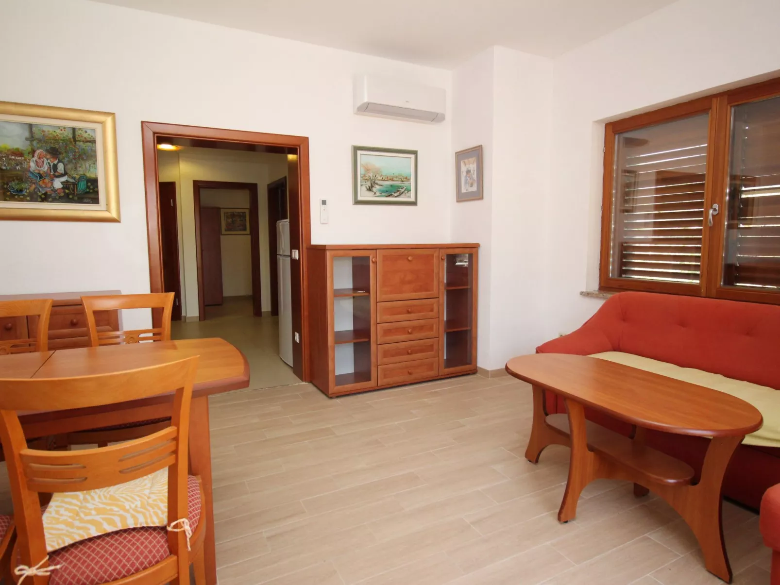 In Baška mit Eigenem Balkon-Binnen