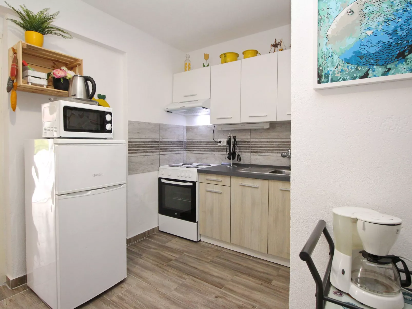 Gemütliches Appartement in Baška mit Eigener Terrasse-Binnen