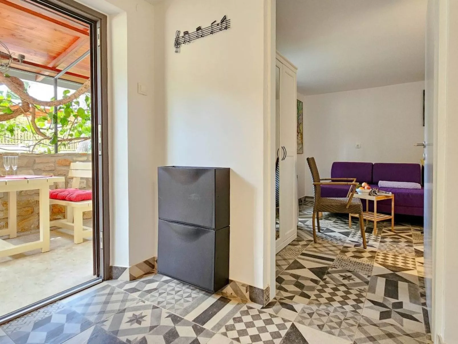 Studio-Apartment 100m vom Meer entfernt-Binnen