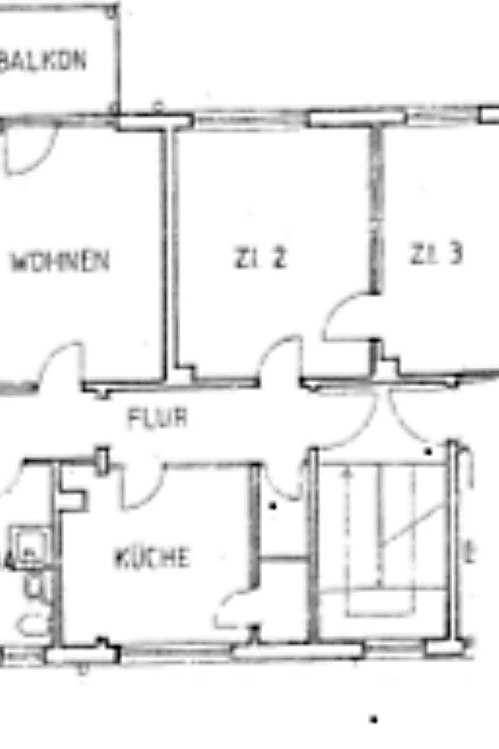 Wohnung in Lelkendorf mit Großem Balkon-Binnen