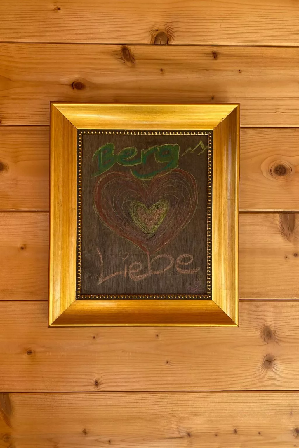 Berghütte mit Blick auf die Berge-Binnen