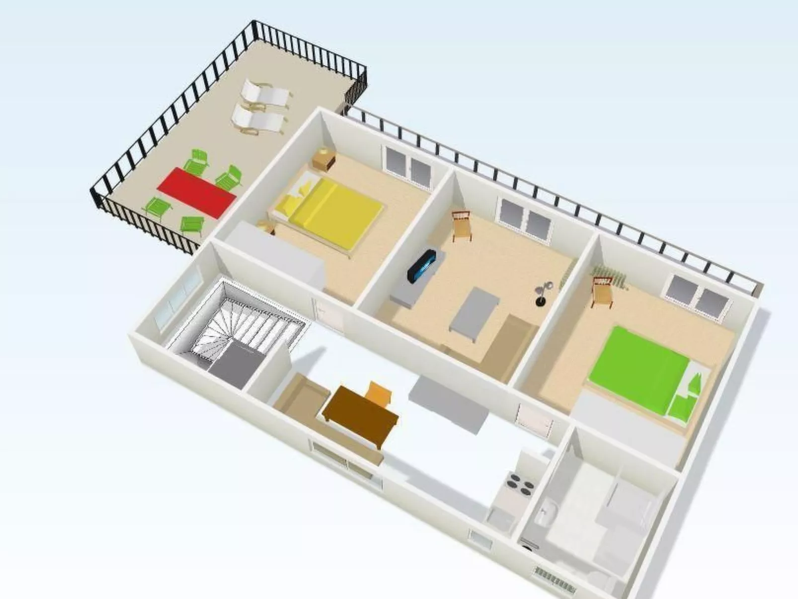 Karmen auf zwei Ebenen mit Garten-Image-tags.info