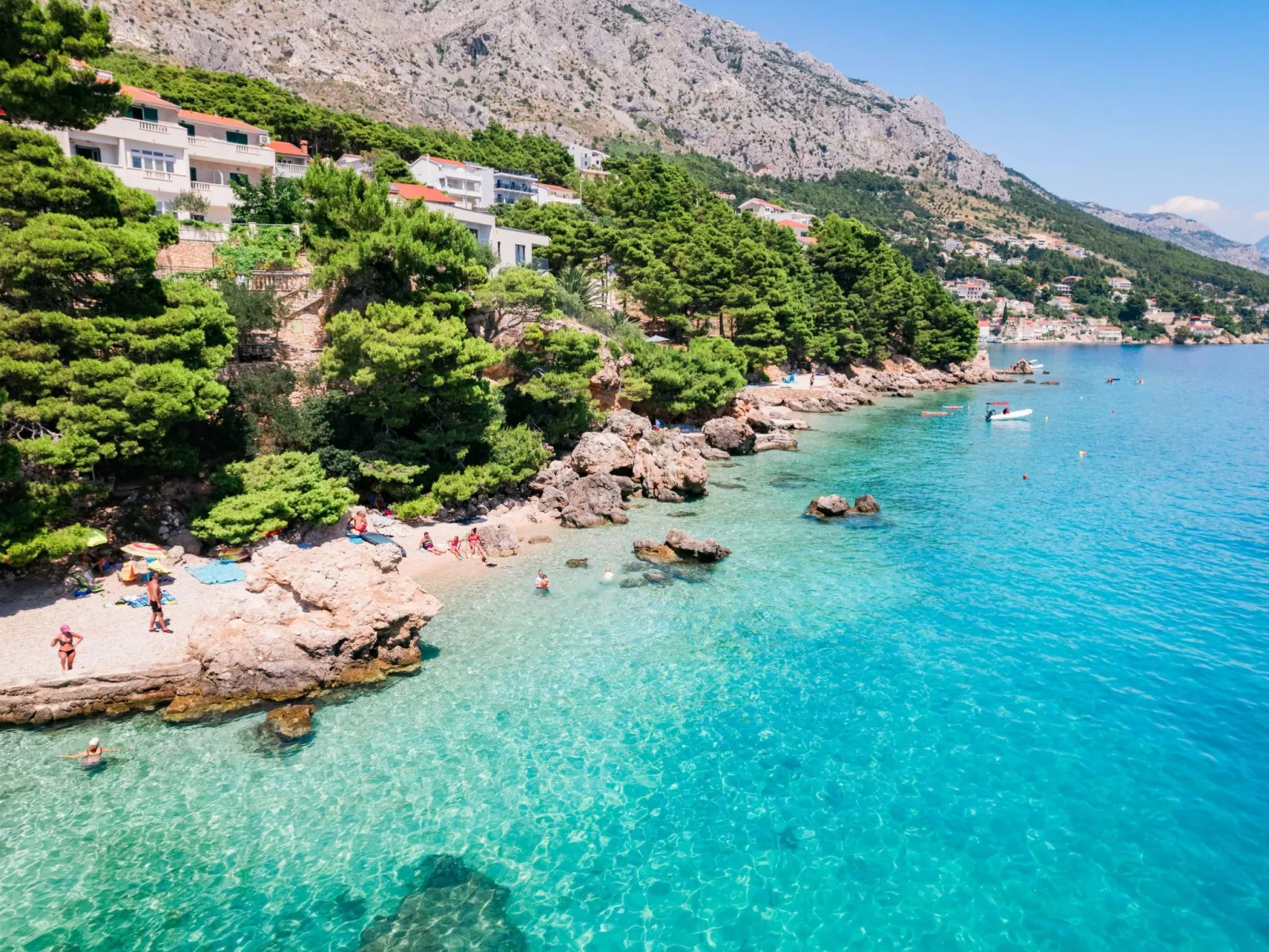 Charmantes Ferienhaus in Medići mit Privatem Pool-Buiten