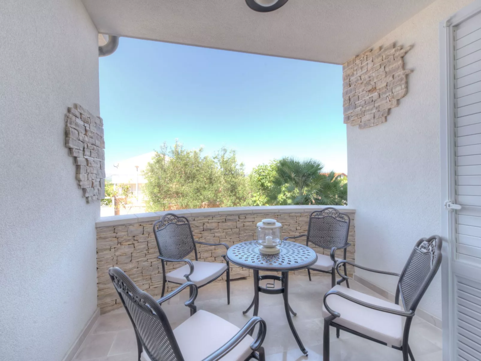 Wohnung "Villa Kos A-1" mit Pool-Buiten