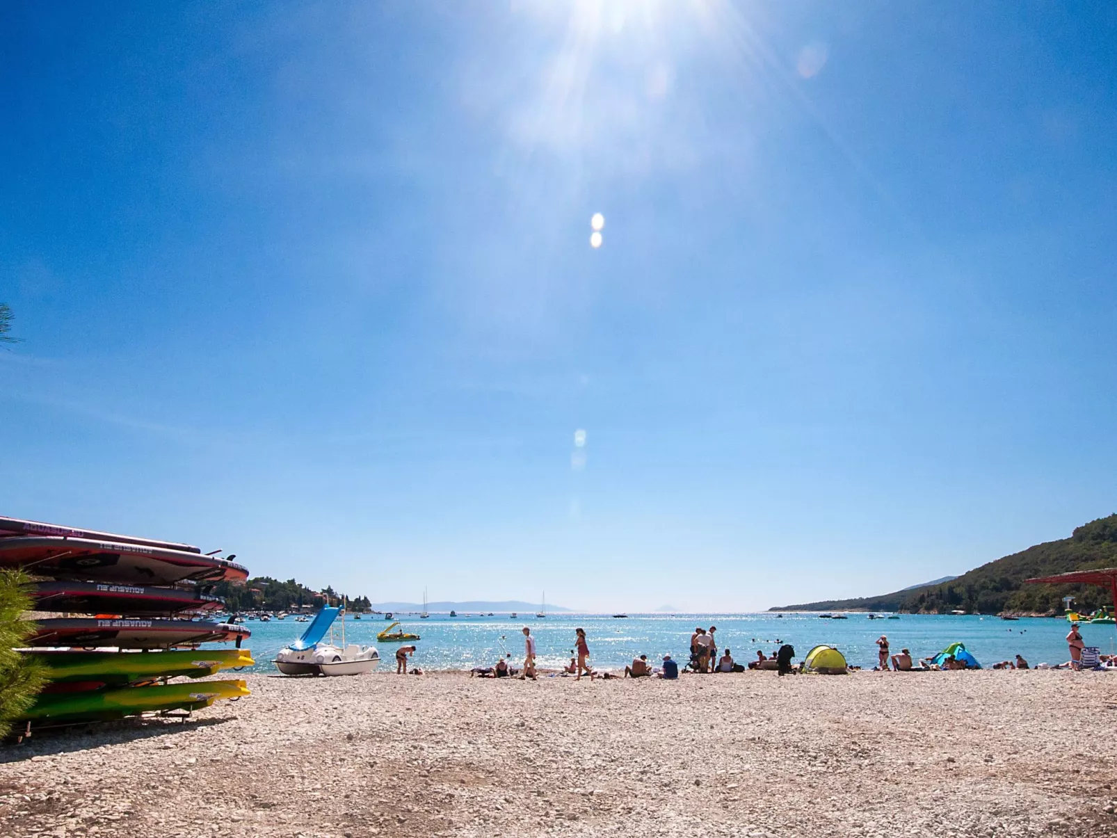 Wohnung "Ela A4" direkt am Strand-Buiten