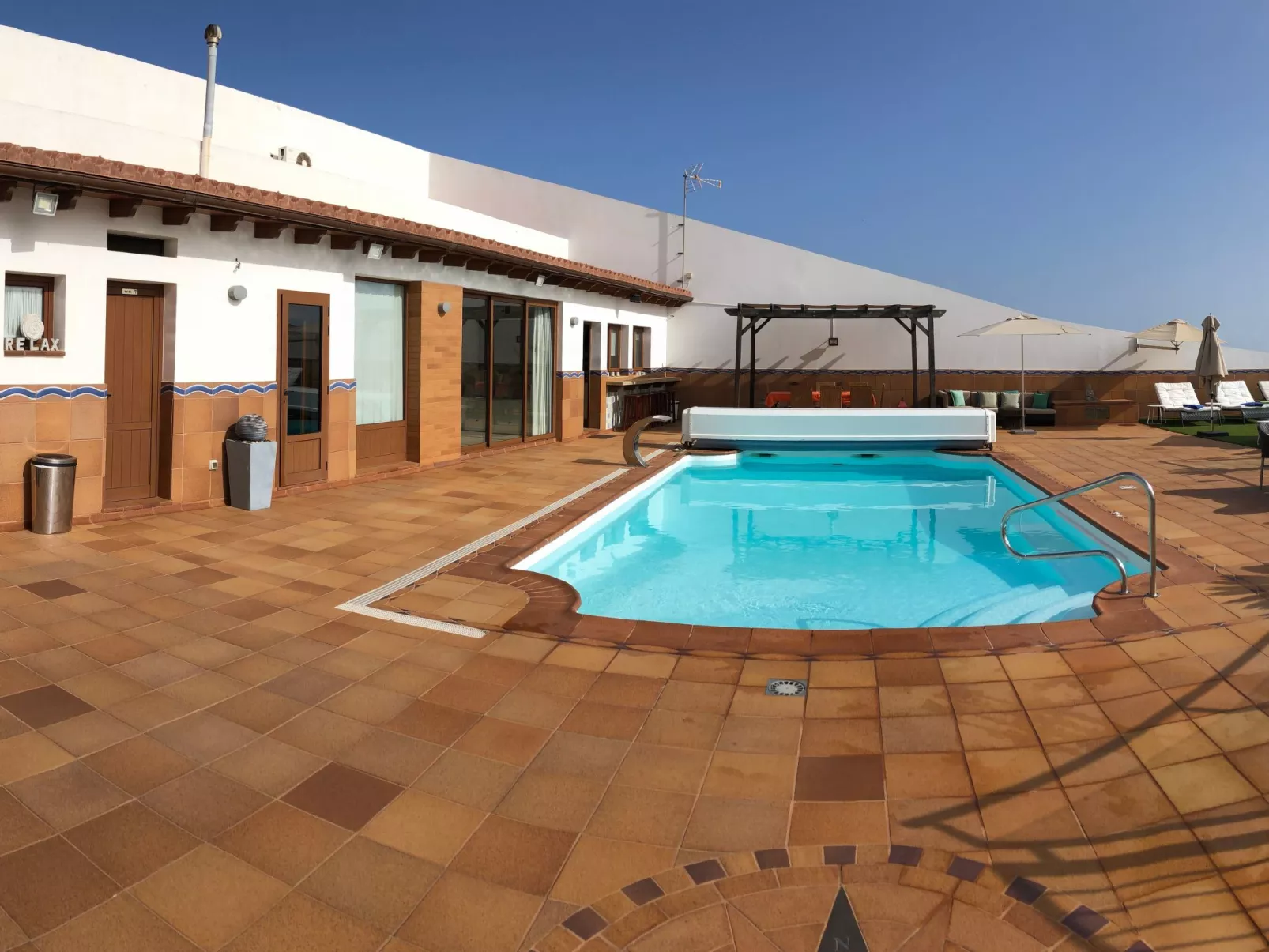 Villa los palmitos Familiäre Privatvilla mit Pool-Buiten