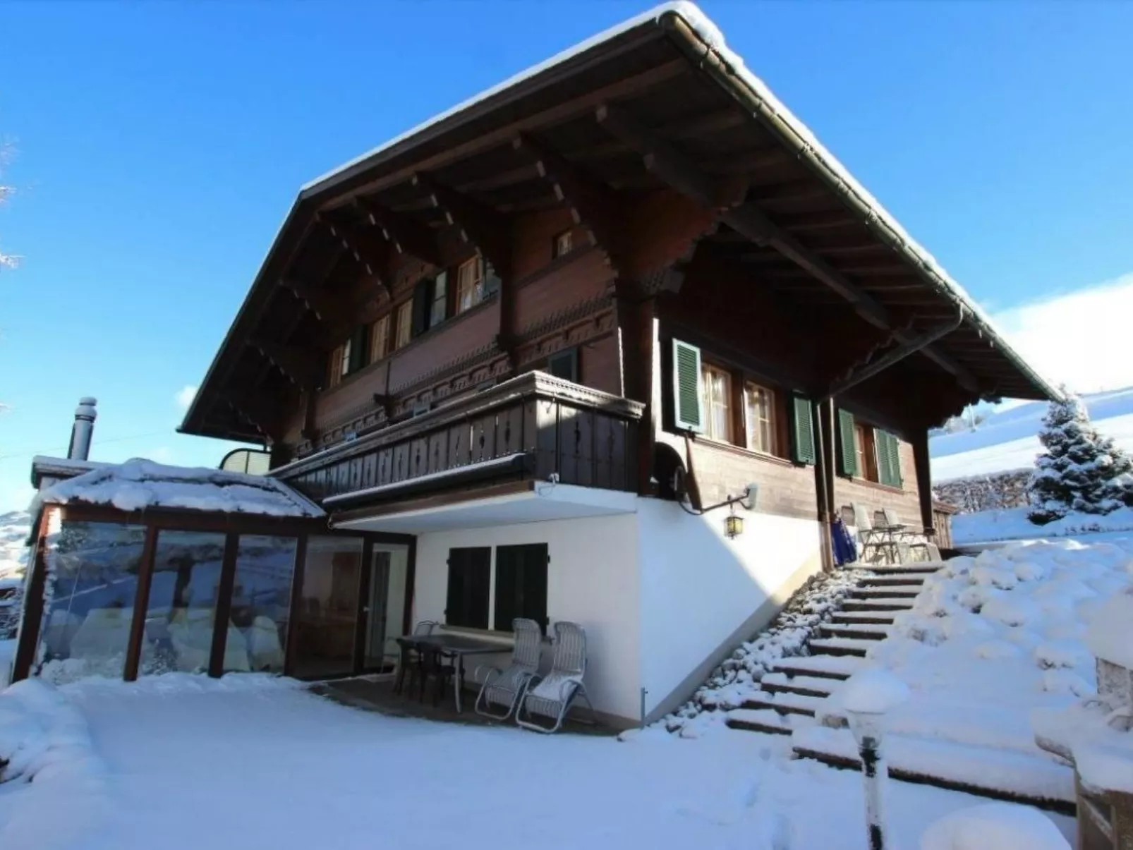 Chalet Finkenwiese - für 8 Erwachsene und 5 Kinder-Buiten
