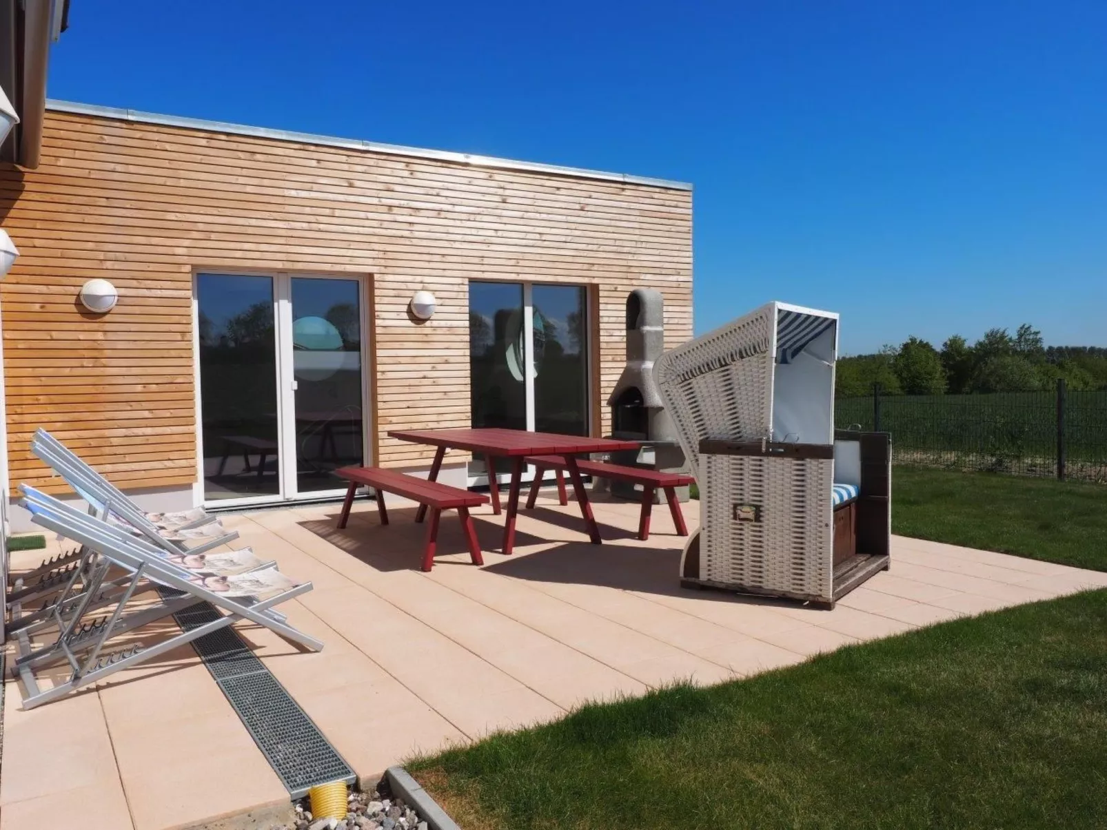 Poolhaus Birdieweg11 b - Villa Wassergeist-Buiten