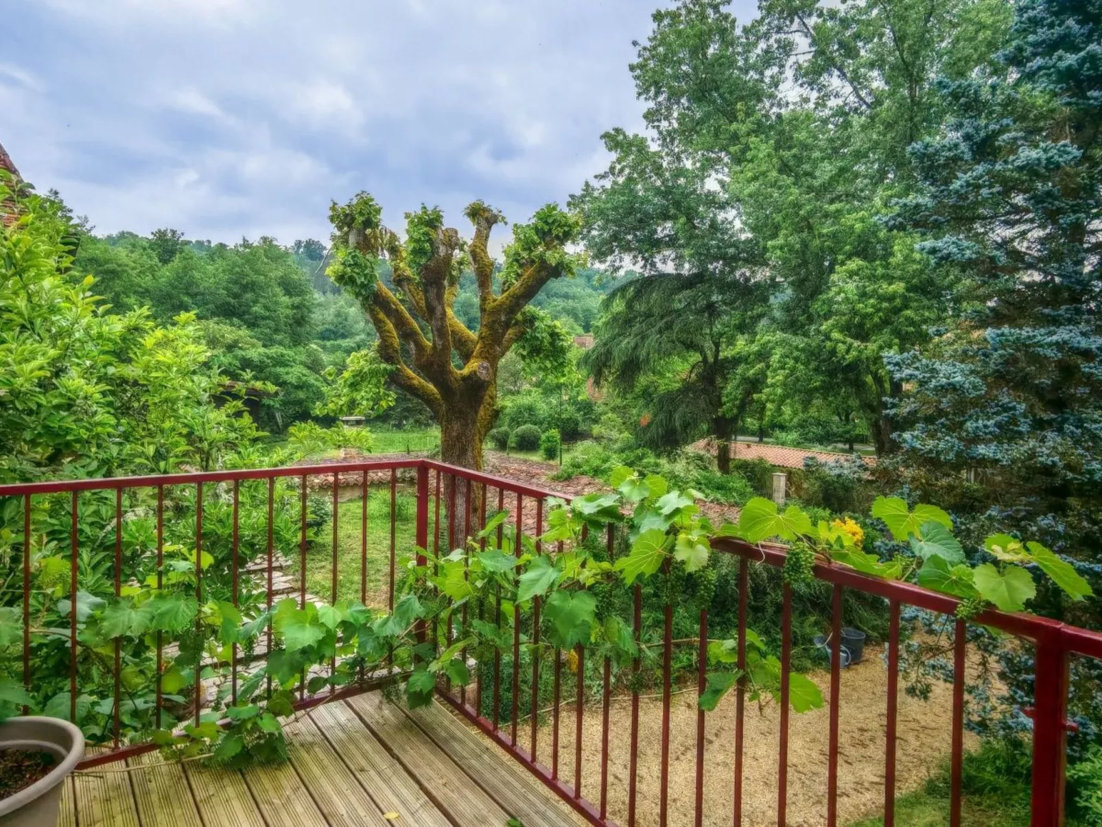 In Périgord Noir Dordogne in der Nähe von Limeuil-Buiten