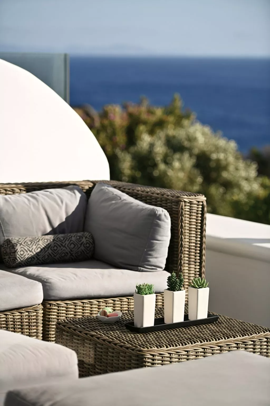 Villa Serene zu Fuß zu 4 Stränden-Buiten