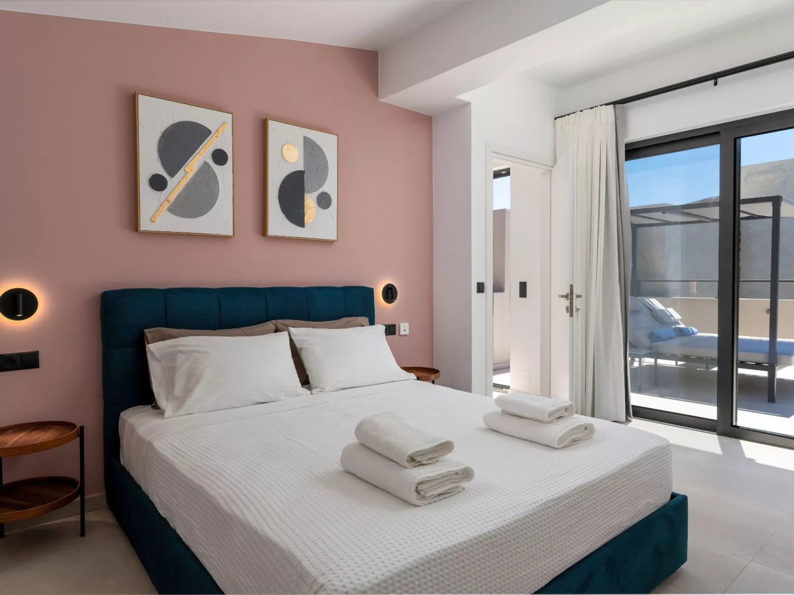 Neue Villa Dandelion, Privater Pool, 100m zum Strand-Binnen