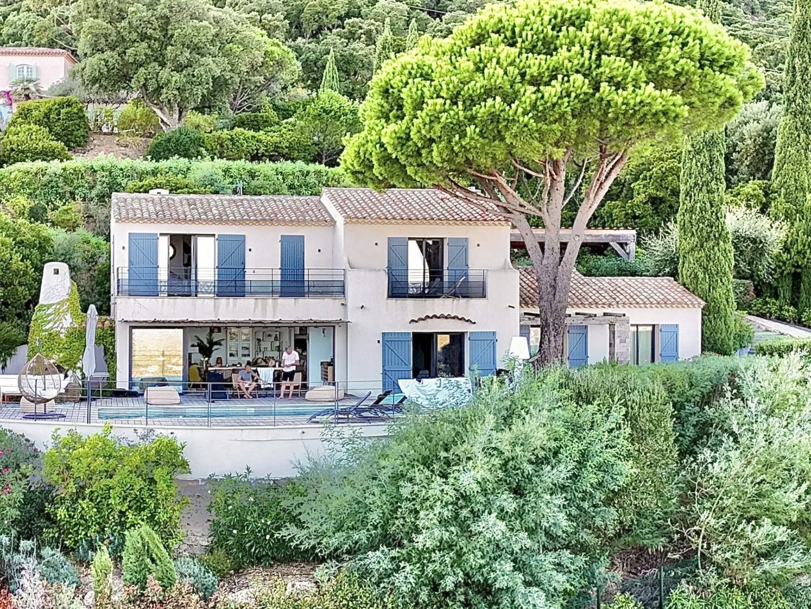 Villa "The View" mit eigenem Pool-Buiten