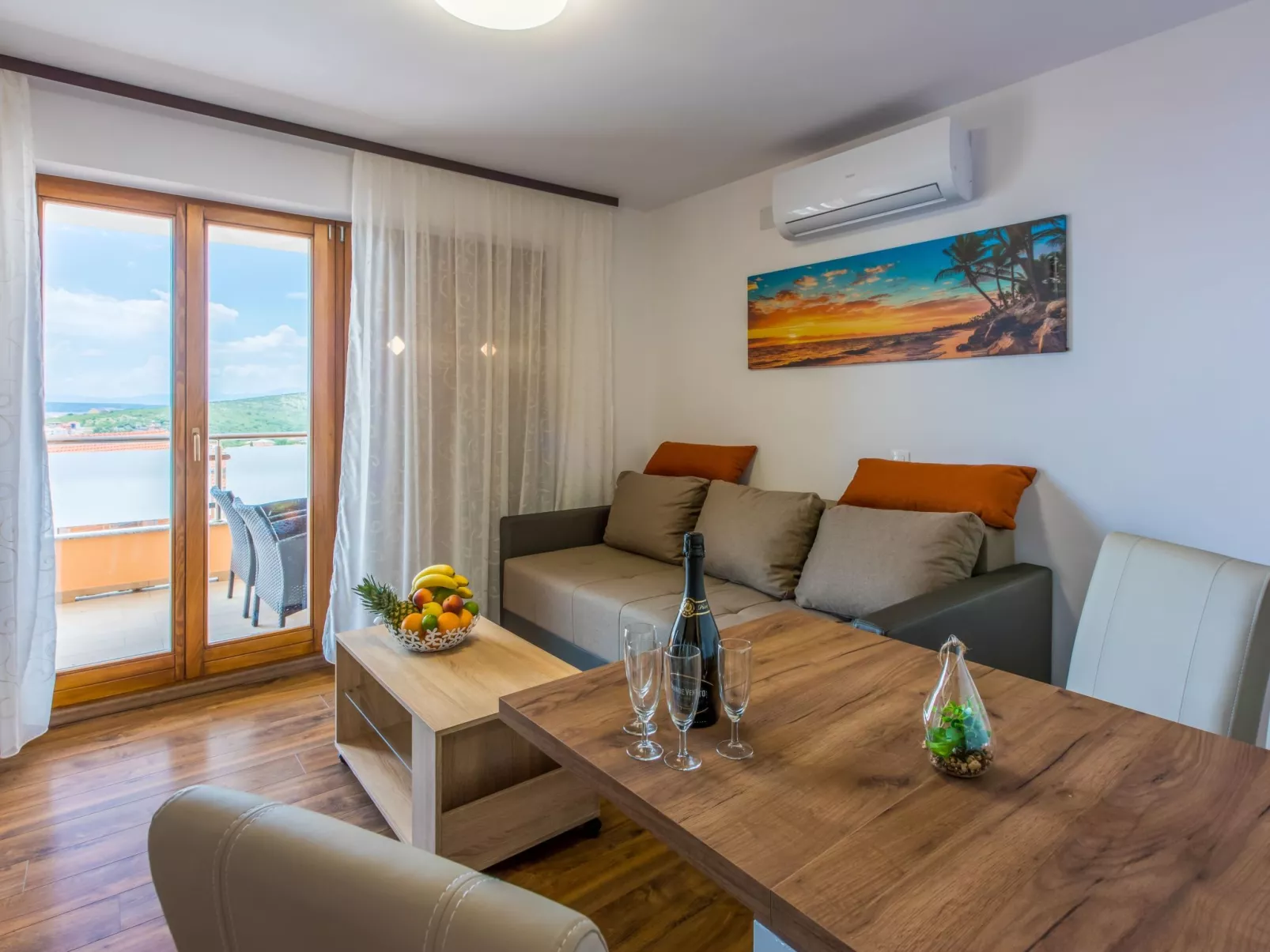 Wohnung in Novi Vinodolski mit Eigenem Balkon-Binnen