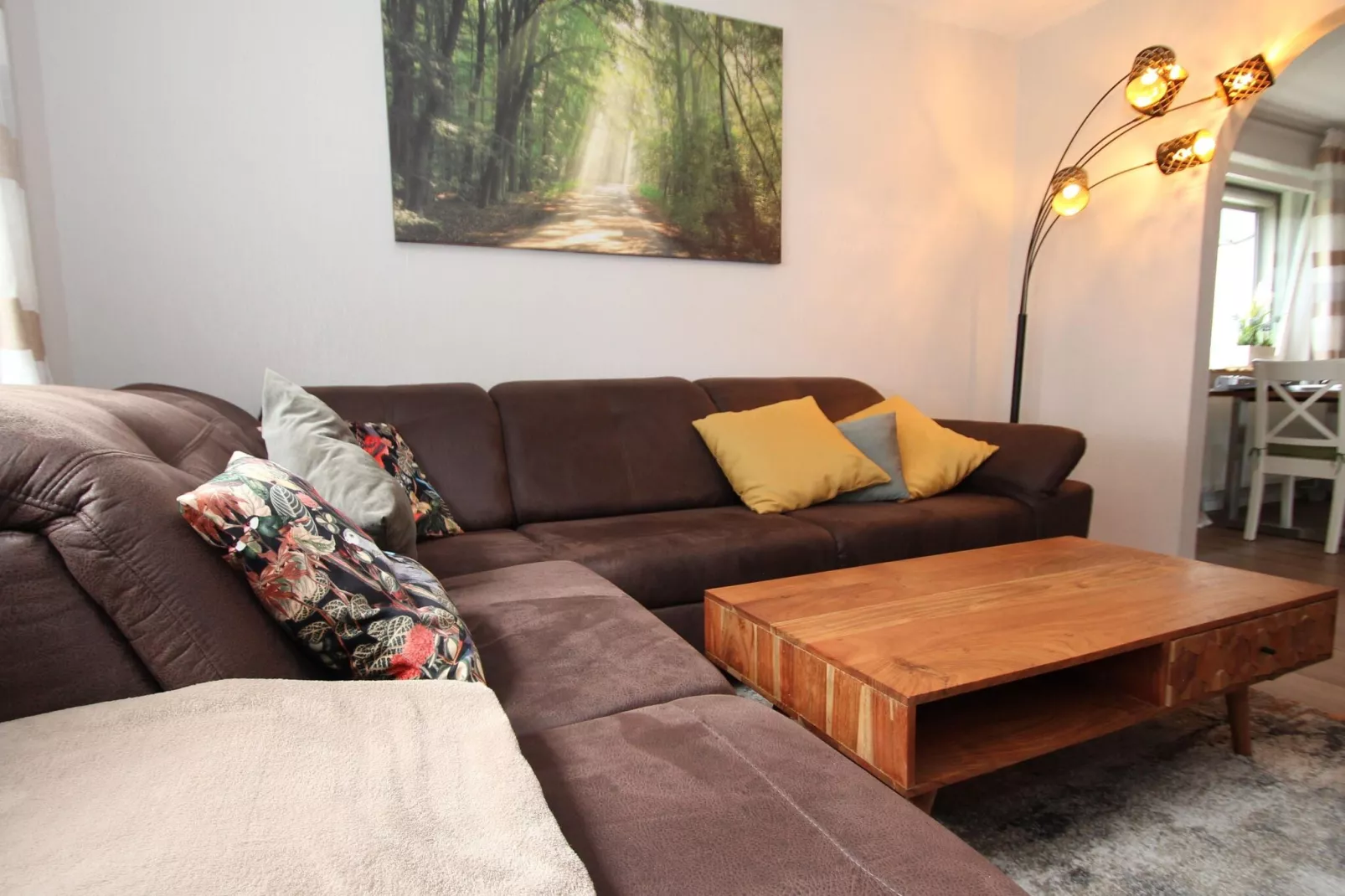 Ferienhaus Lukas in Lintig-Woonkamer