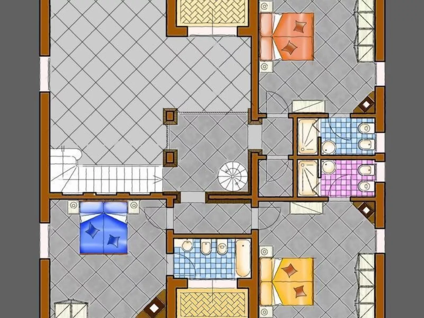 Villa Lestra Montelopio-Binnen