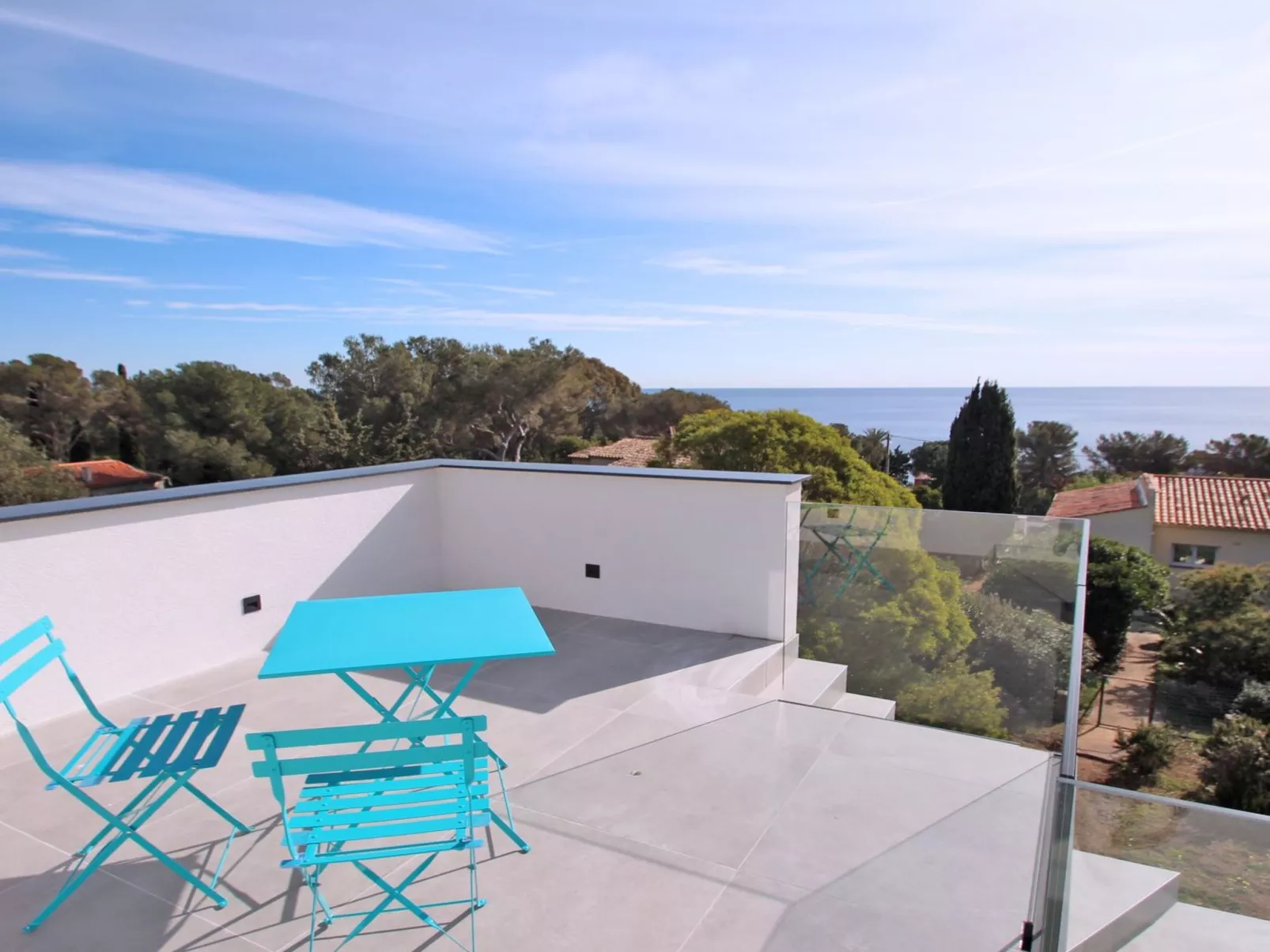 Villa 10 pers - Privates Schwimmbad - Meerblick - Wifi-Buiten