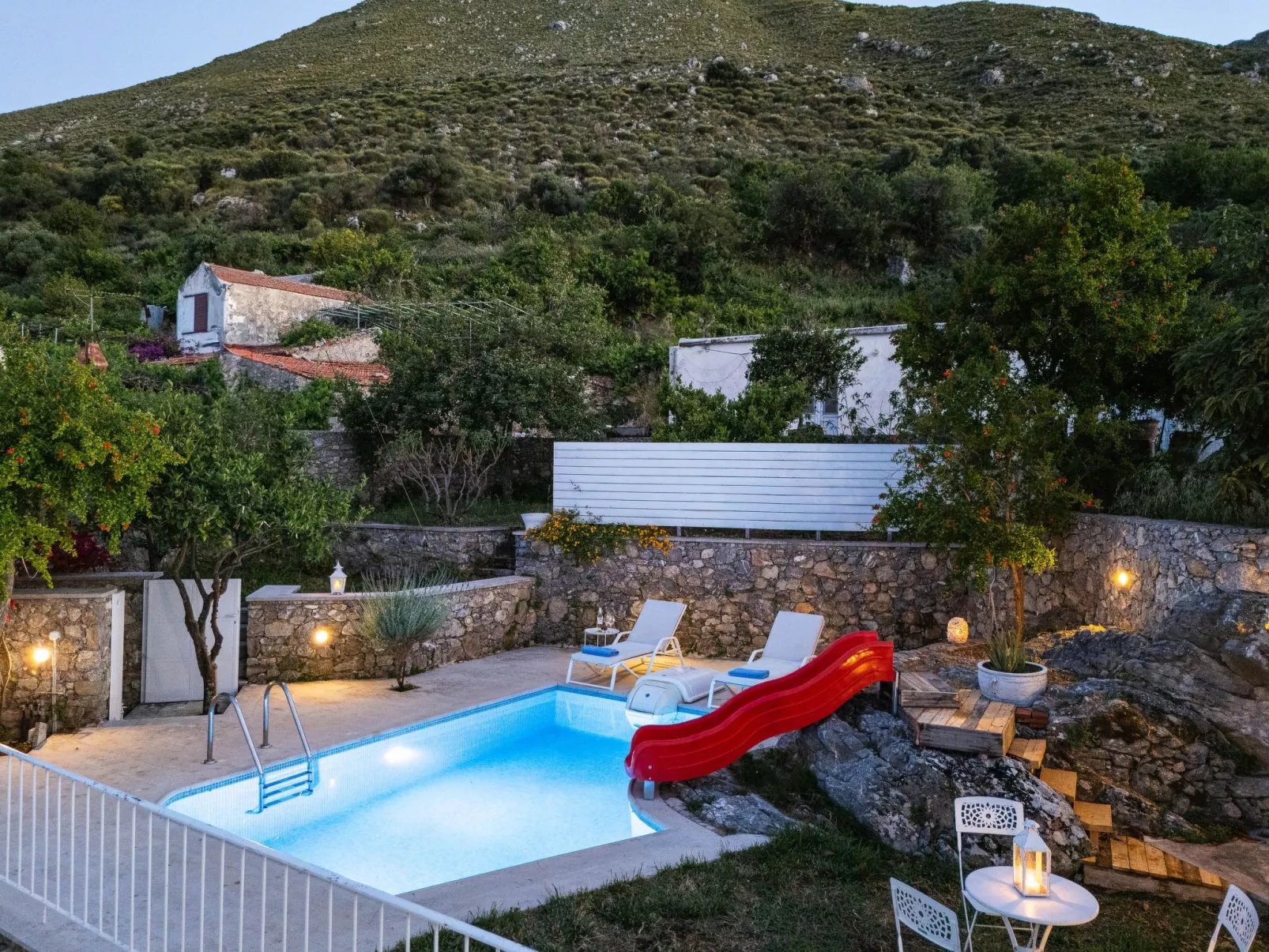 Traditionelle Villa mit Pool und BBQ, in der Nähe von Rethymno-Image-tags.info