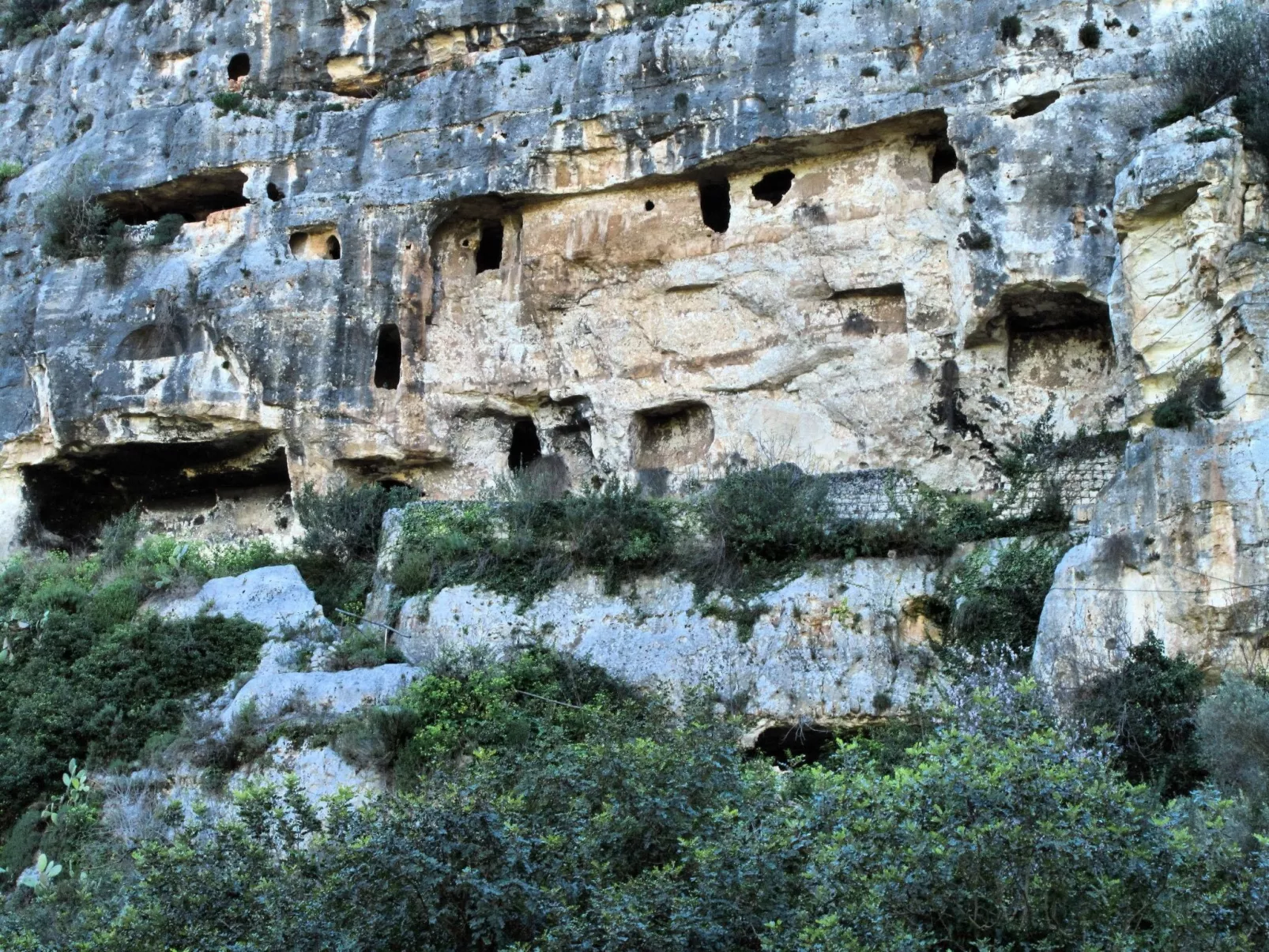 Komfortable Villa Castello - Blick auf Cava d'Ispica-Image-tags.info