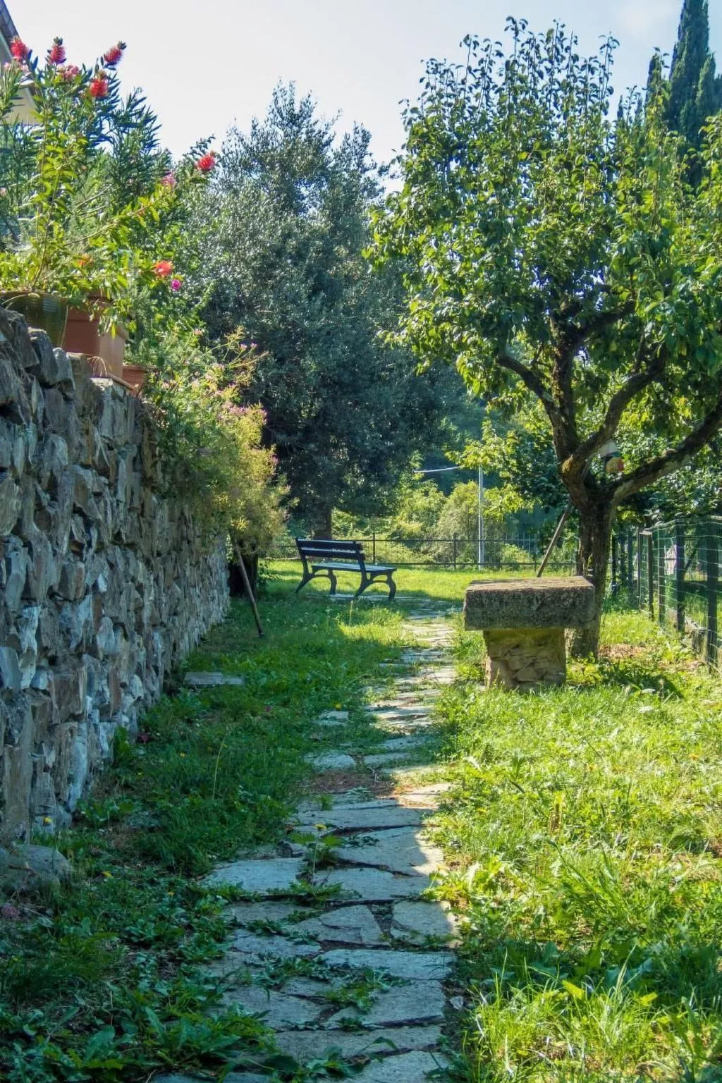 Unabhaengige Wohnung in Velva mit Garten und Grill-Buiten