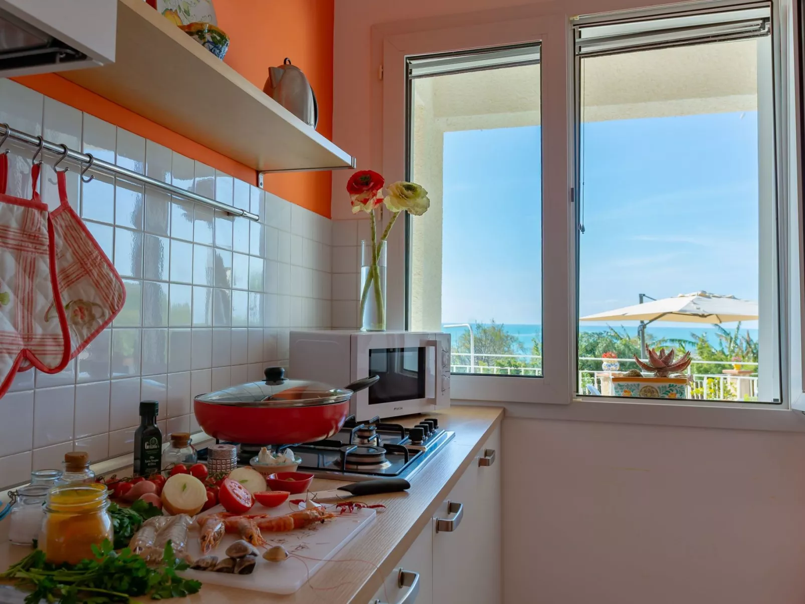 Appartement in Sciacca mit Terrasse und Grill und Meerblick-Binnen