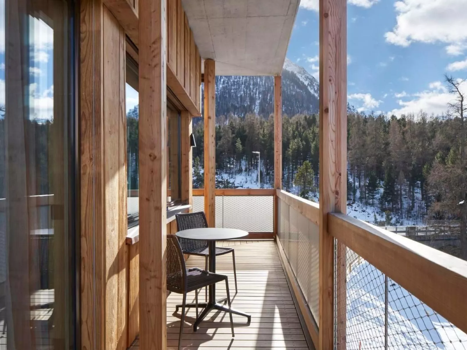 Alpine Lodge 4-Bett-Wohnung - Chesa a la Punt-Buiten