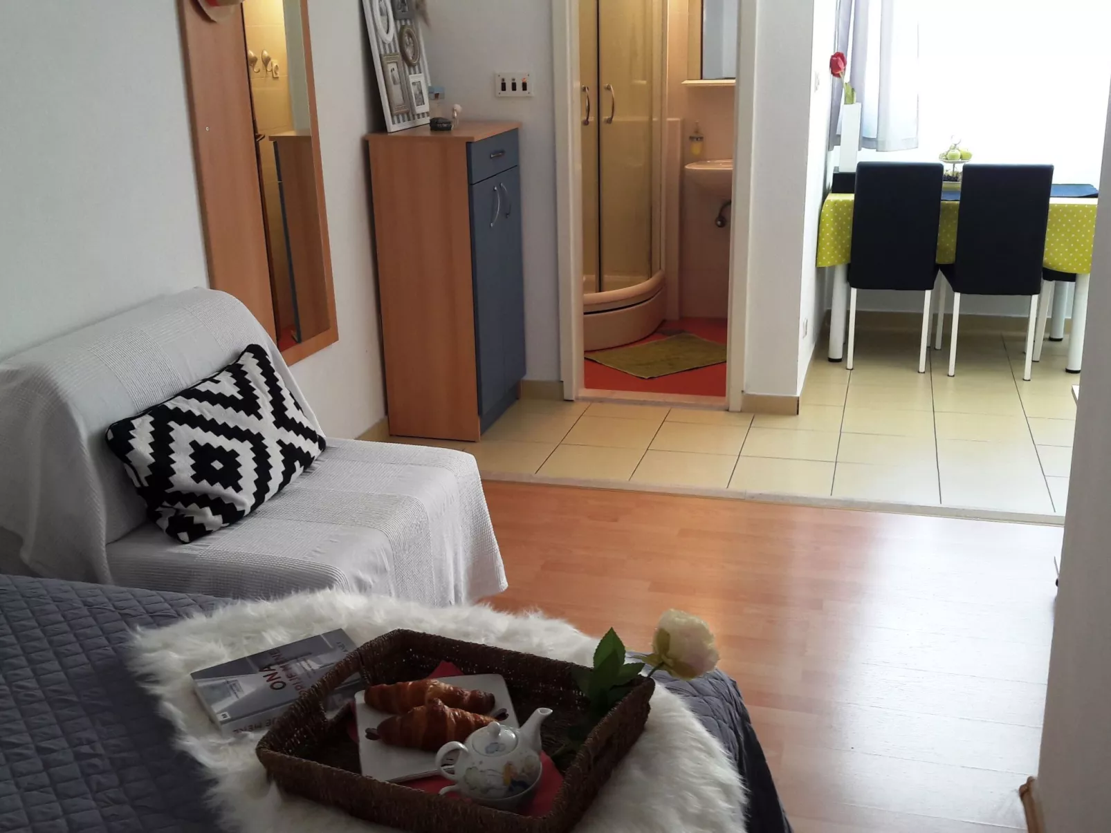 Gemütliches Studio-Apartment mit Blick auf das Biokovo-Gebirge