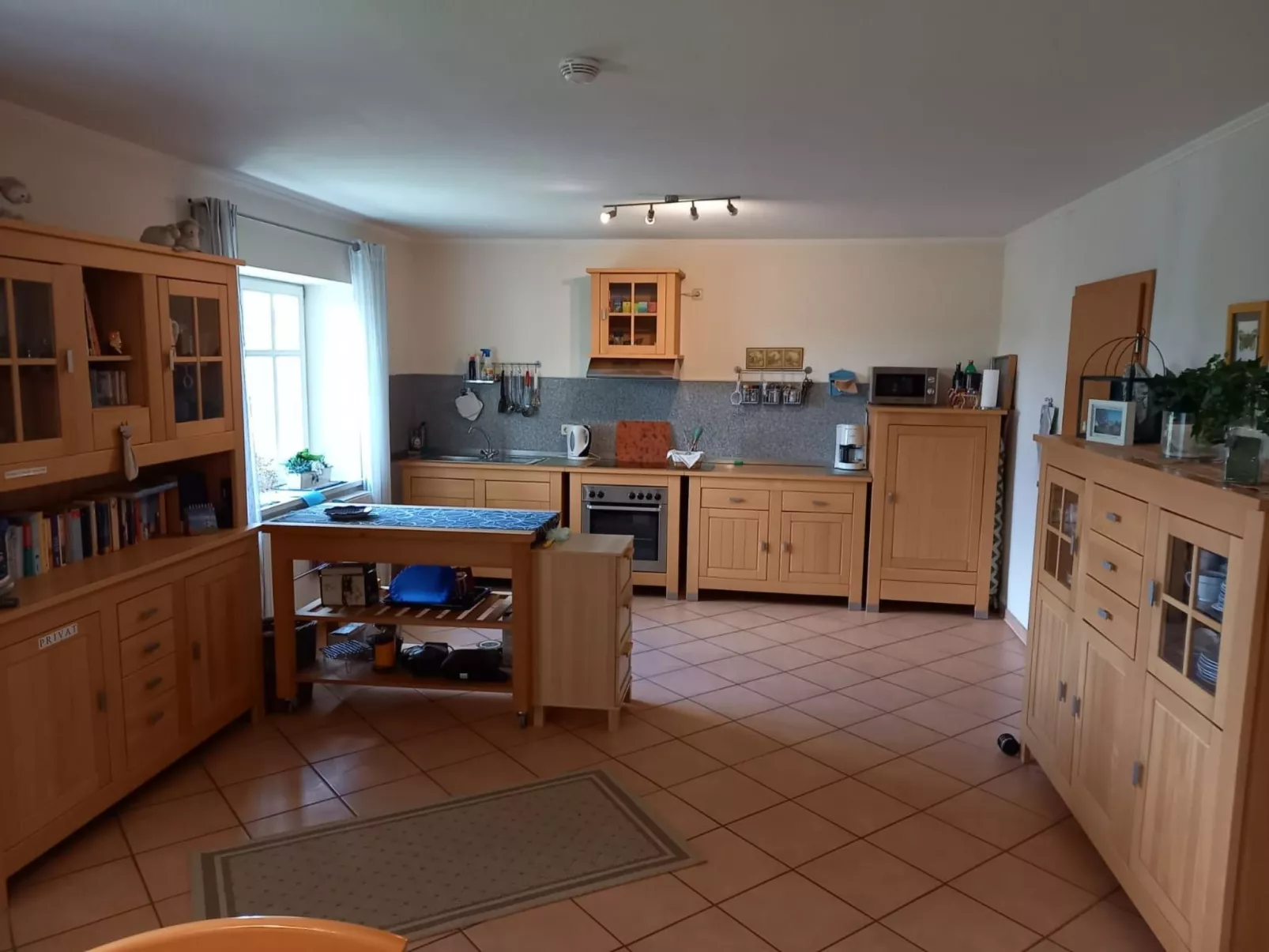 Haus Elbrose inmitten von Rosen mit Elbdeichzugang-Image-tags.info