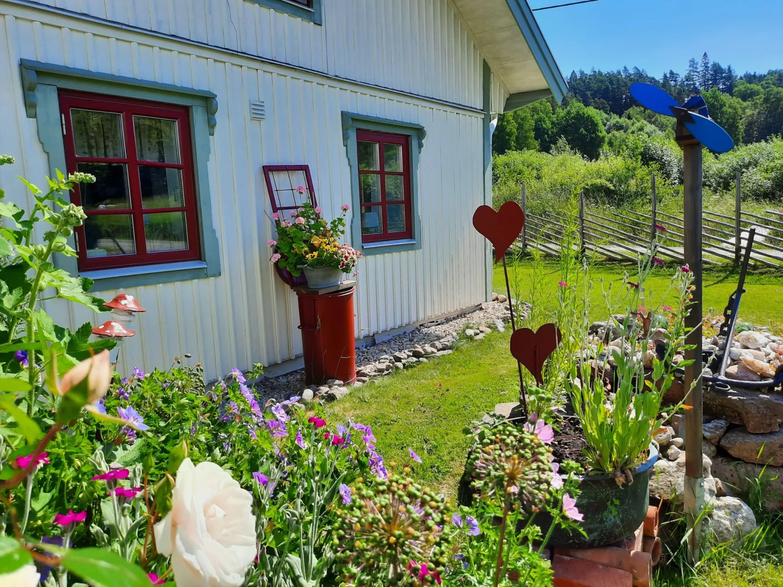 Bauernhaus-Wohnung bei Göta Älv in der Nähe von Göteborg - Buiten