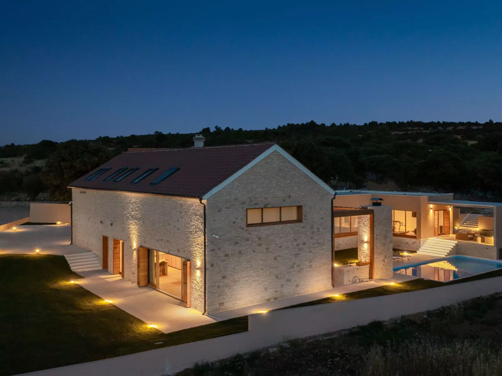 Villa Klang der Stille bei Sibenik-Binnen