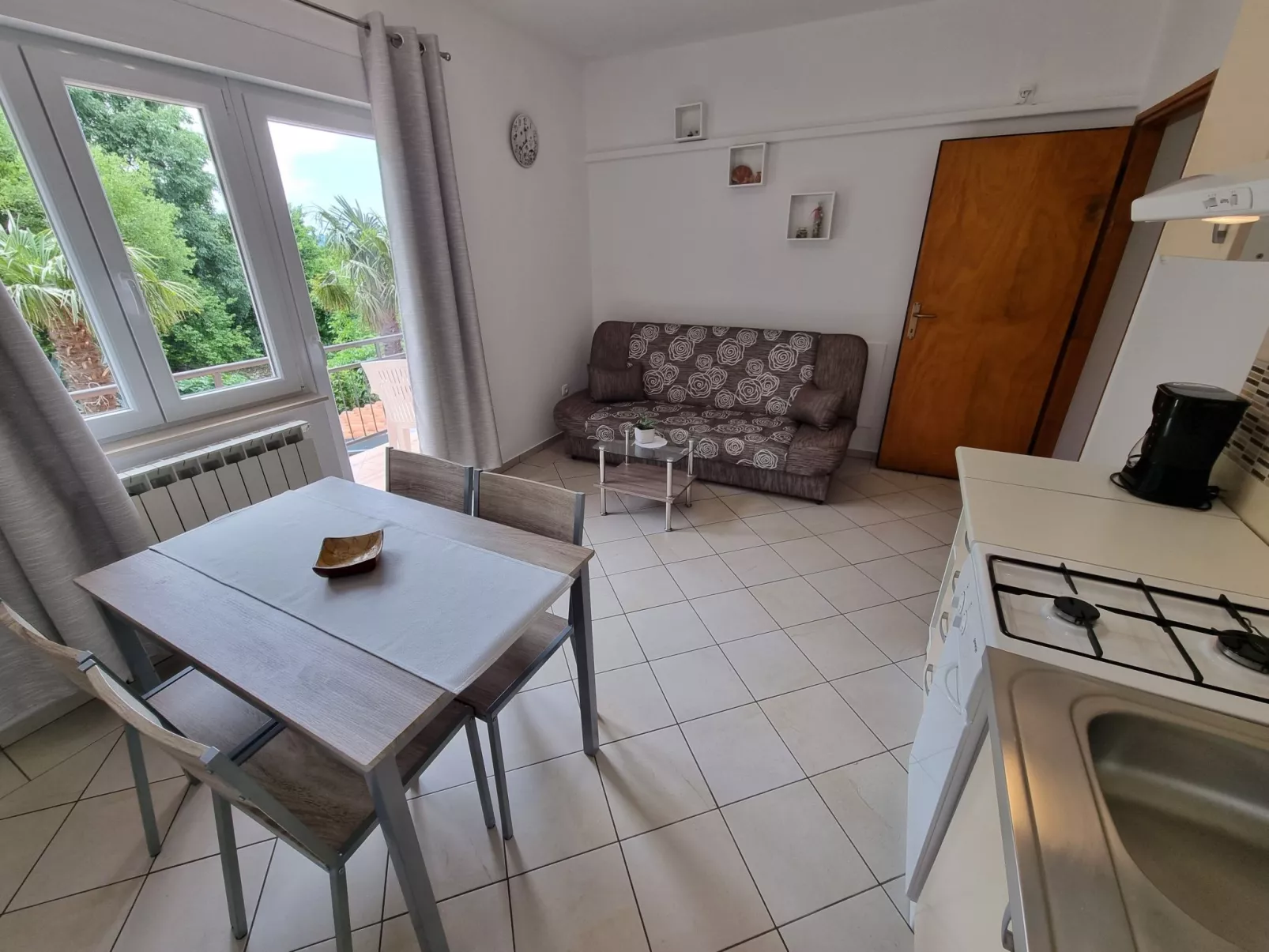 Wohnung für 3 Personen, mit Balkon und Meerblick-Binnen