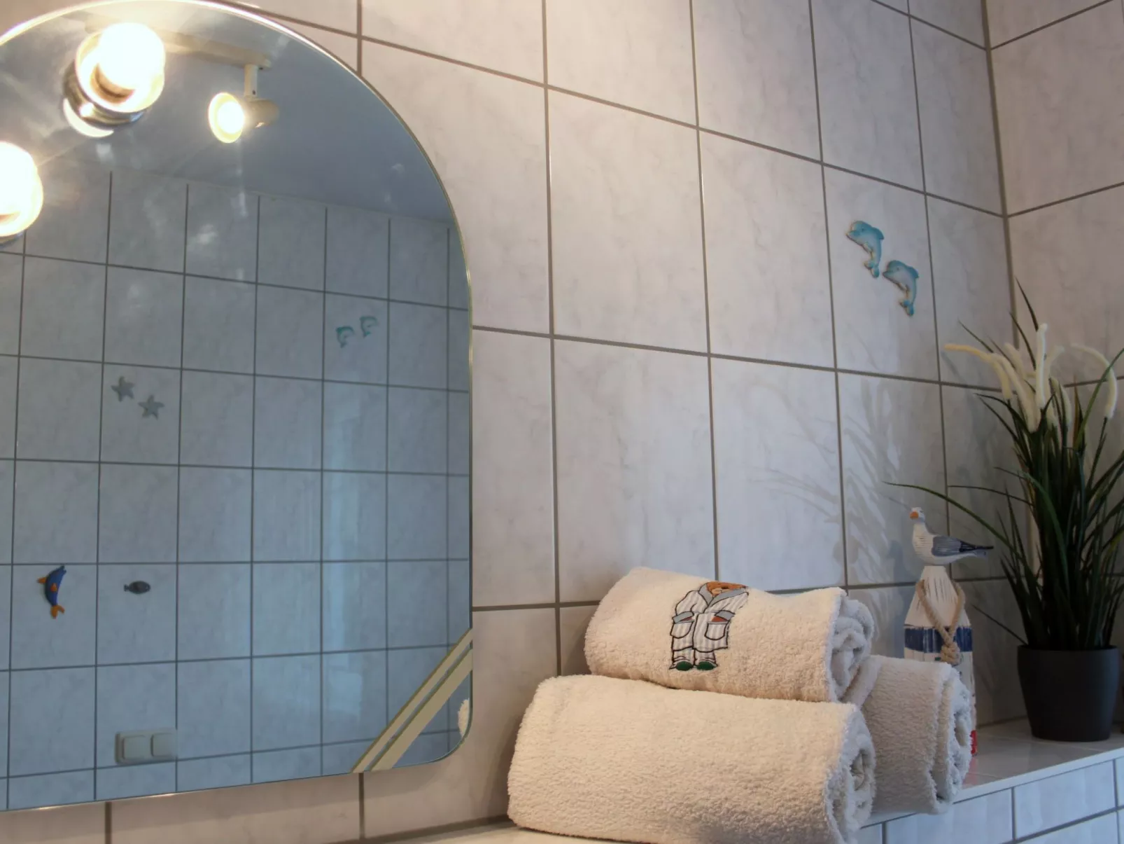 Strandnahe Wohnung mit Terrasse und Parkplatz-Binnen