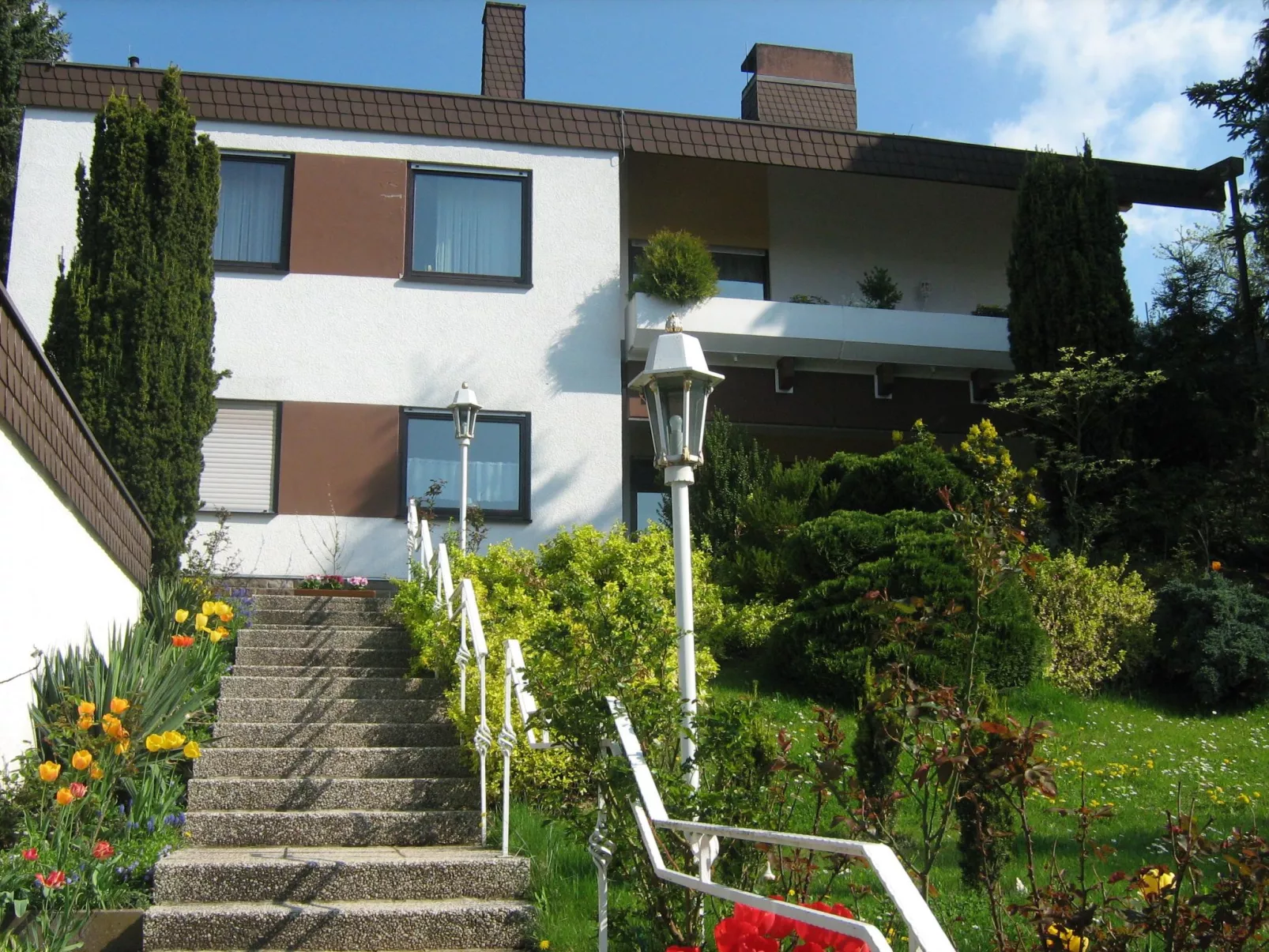 Appartement in Terrasse, ruhige Lage, stadtnah-Buiten
