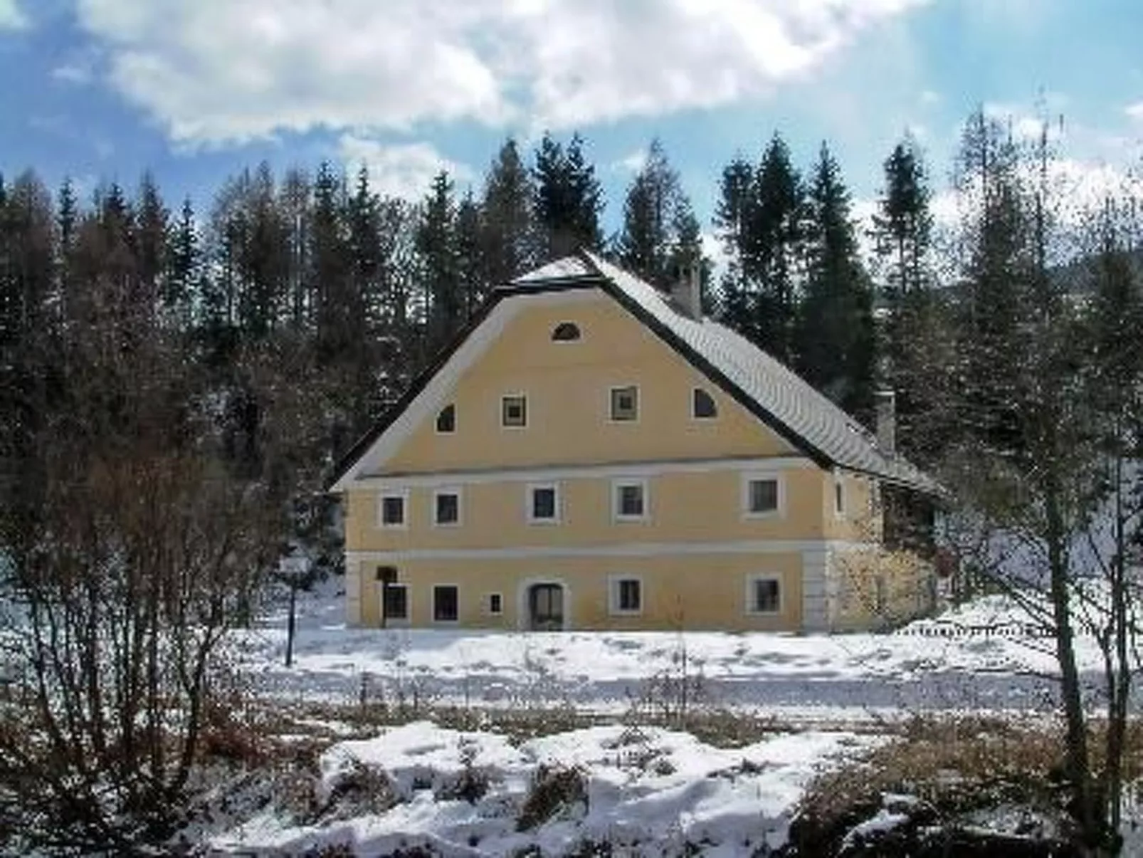 Große Wohnung im ersten Stock, mit großem Garten