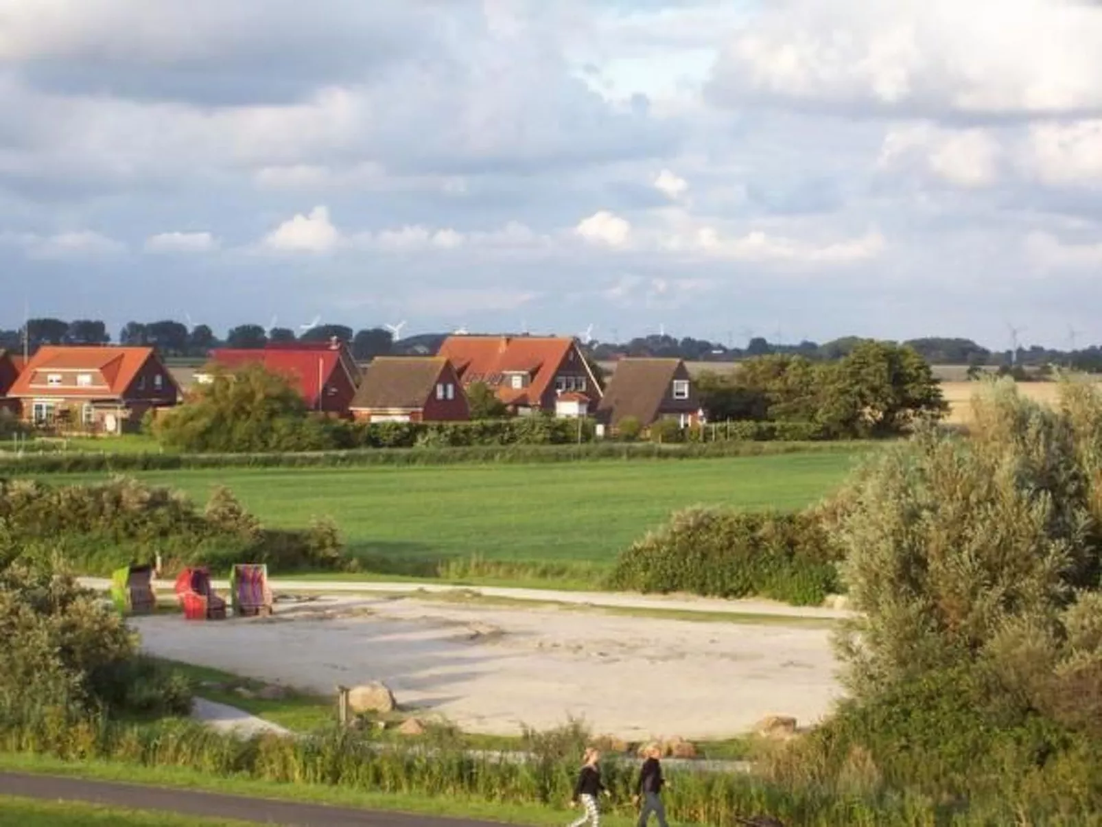 Gemütliche Ferienwohnung in Upleward mit Balkon-Buiten