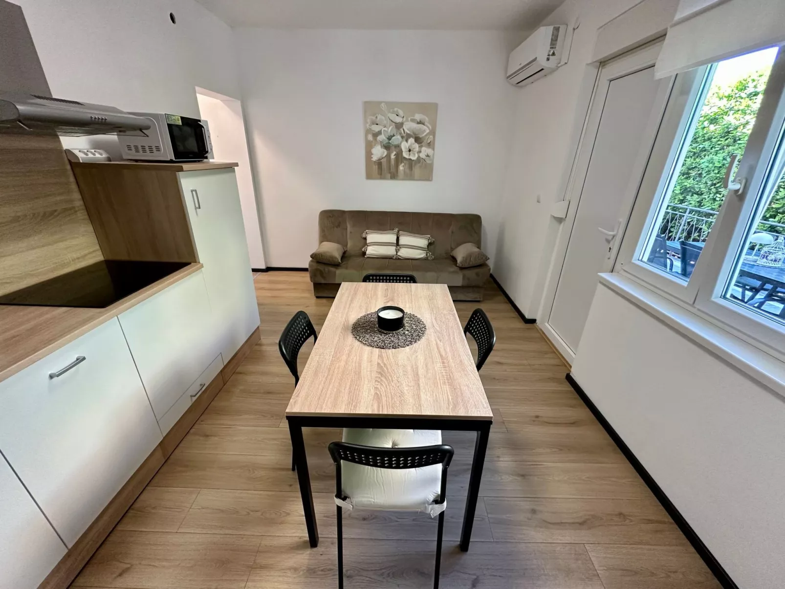 Wohnung in Dramalj mit Garten, Terrasse und Grill - Binnen