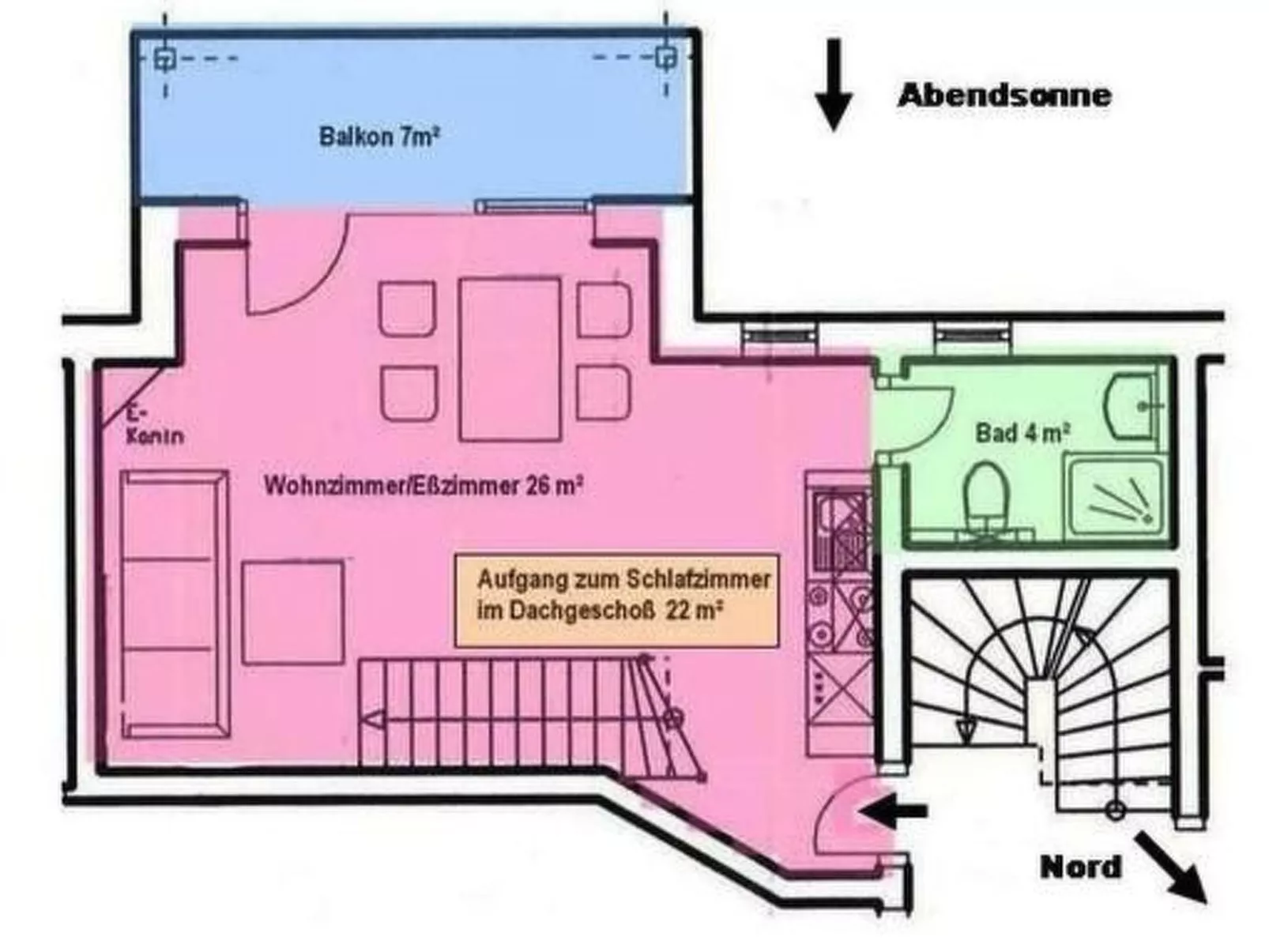 Wohnung in Koserow mit Garten und Grill und Neben dem Strand-Binnen