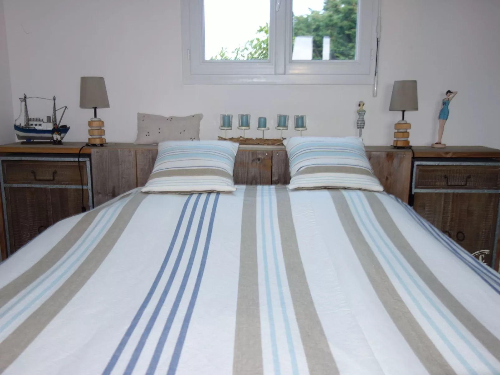 Robinson-Villa mit Meerblick, 50m vom Strand entfernt-Binnen