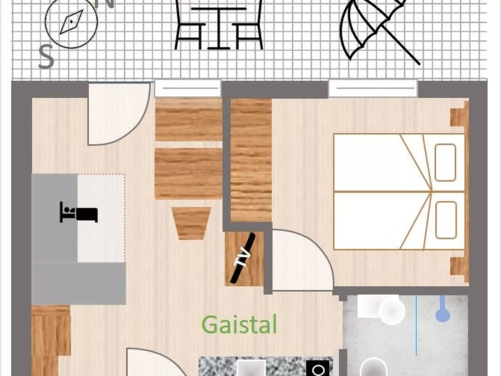 Appartement "Hochgefühl"-Binnen