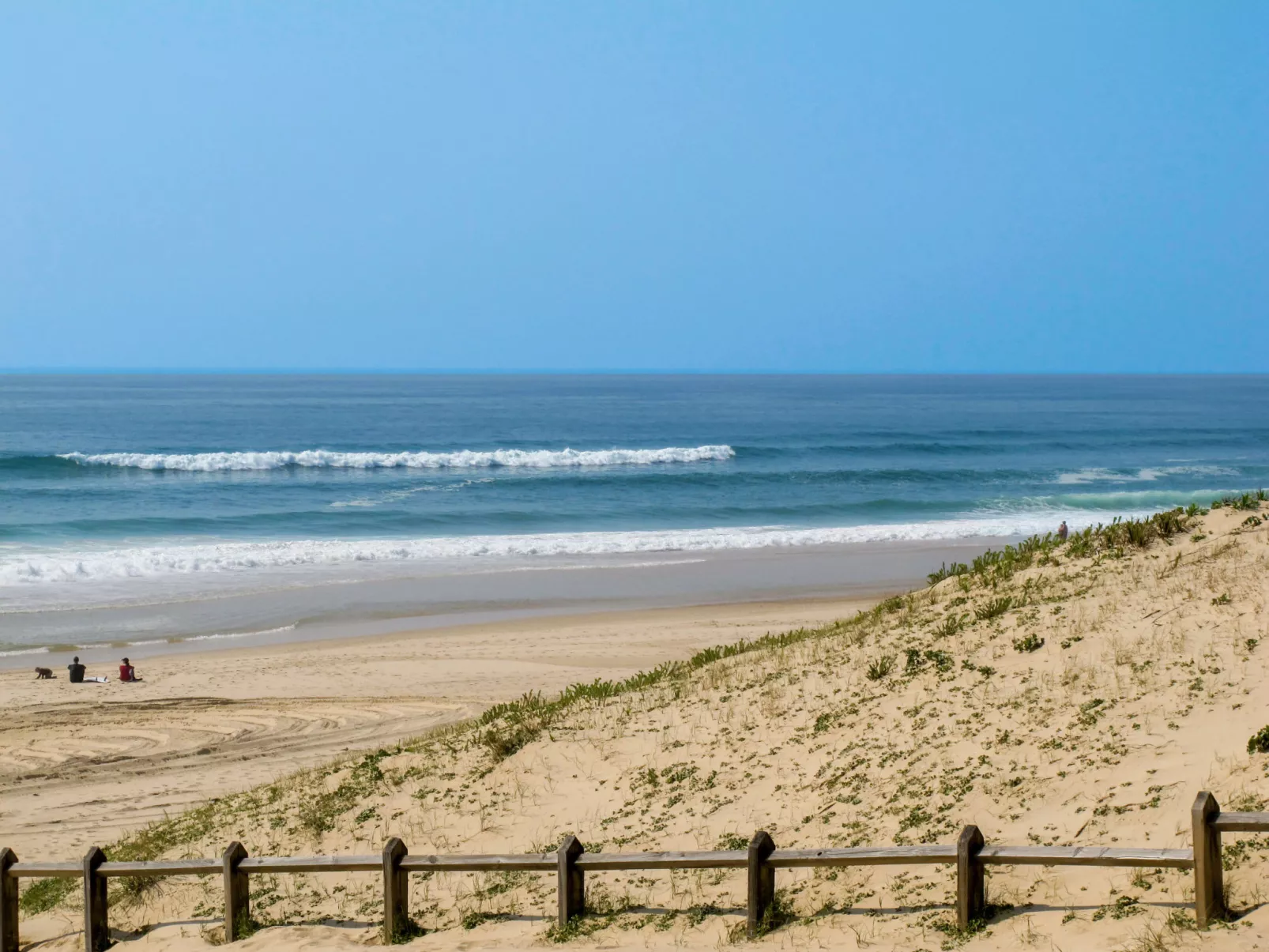 Haus am Meer, die Füße im Sand-Omgeving