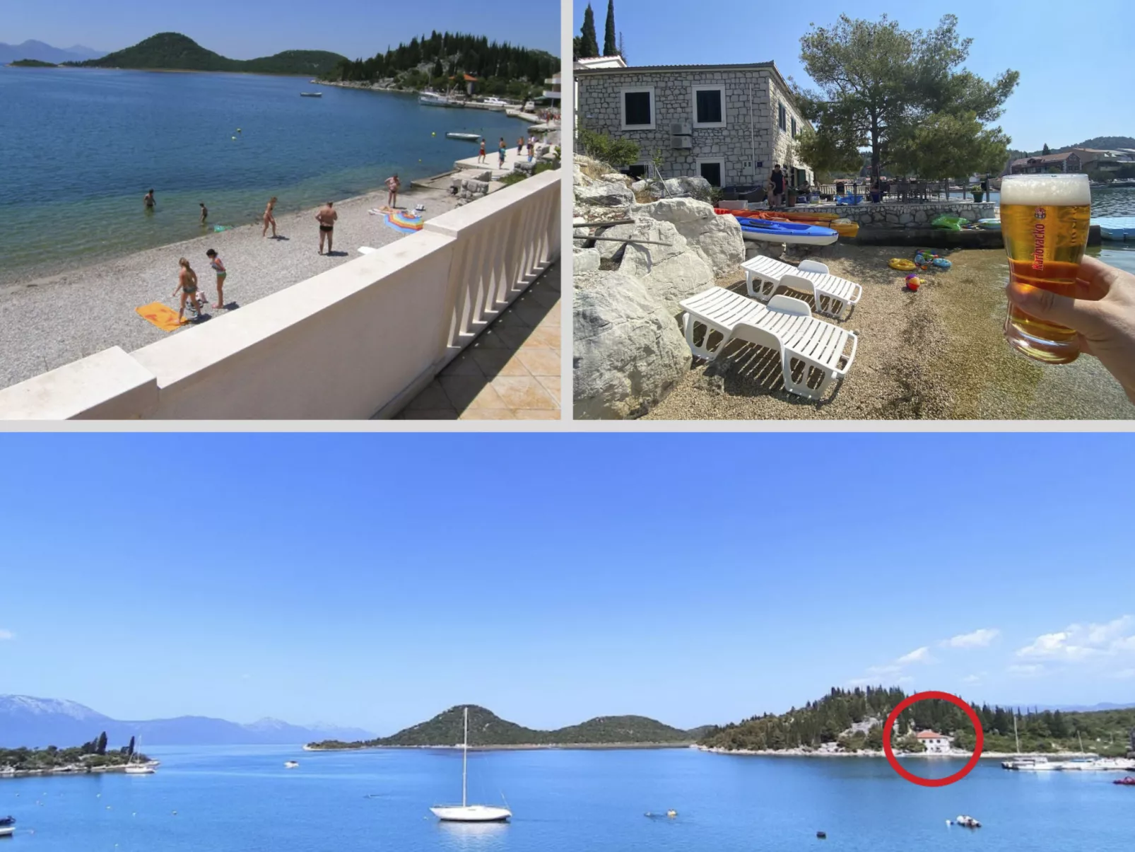 Sonnenaufgang an der Adria - Strandhaus-Buiten