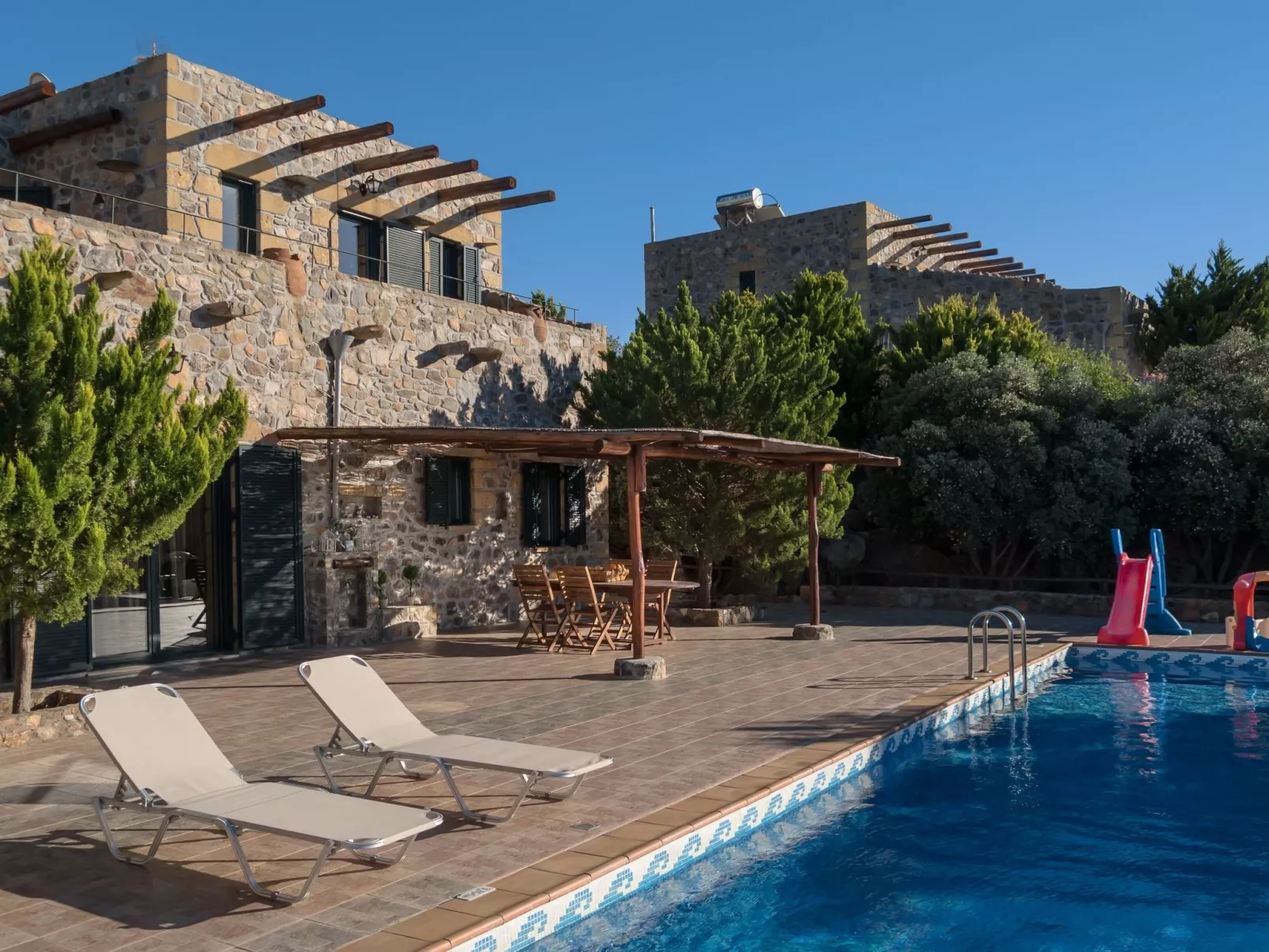 Atemberaubende Aussicht in der Villa bei Elafonissi-Buiten