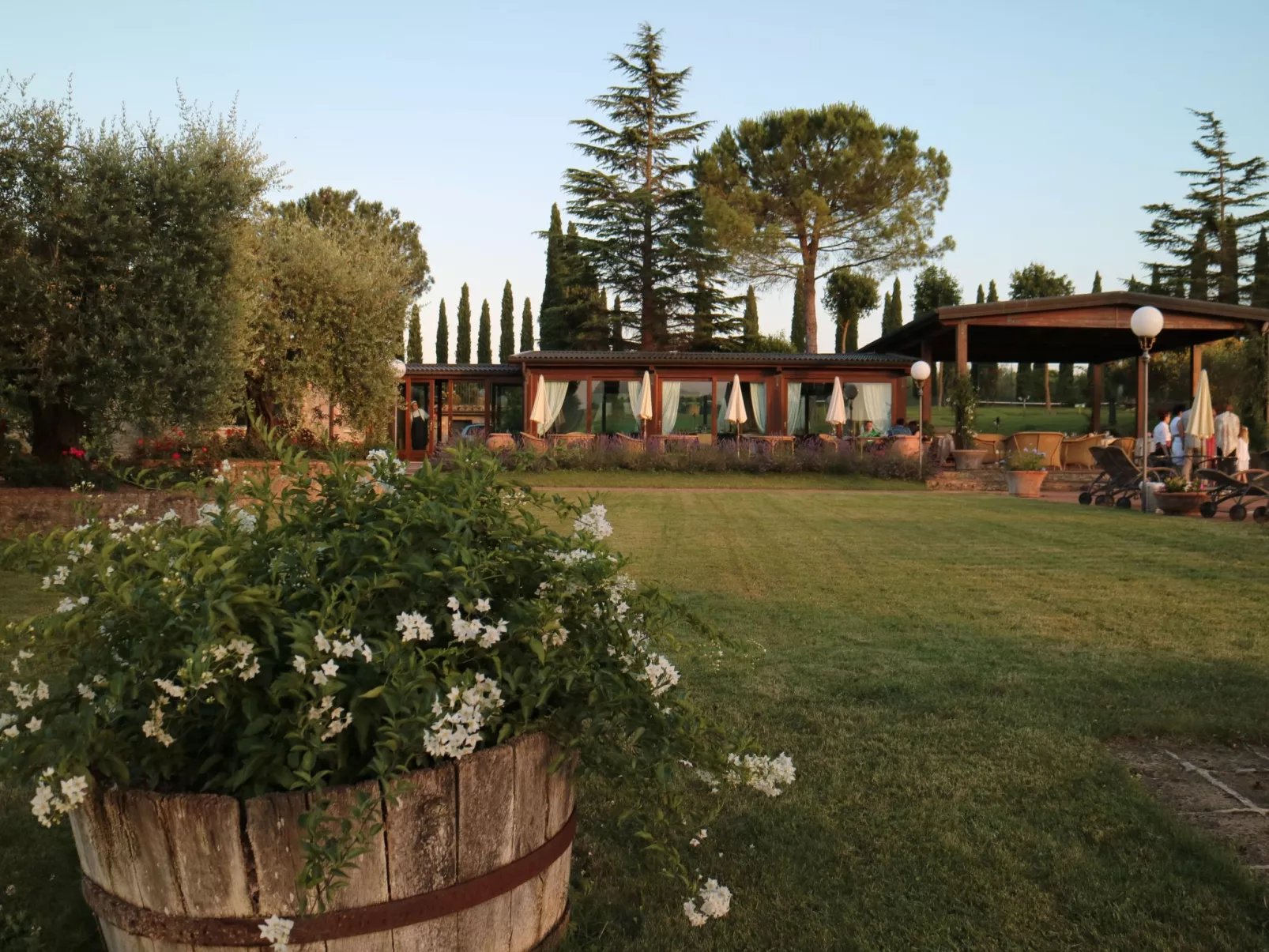 Wohnung in Sarteano mit Privatparkplatz-Buiten