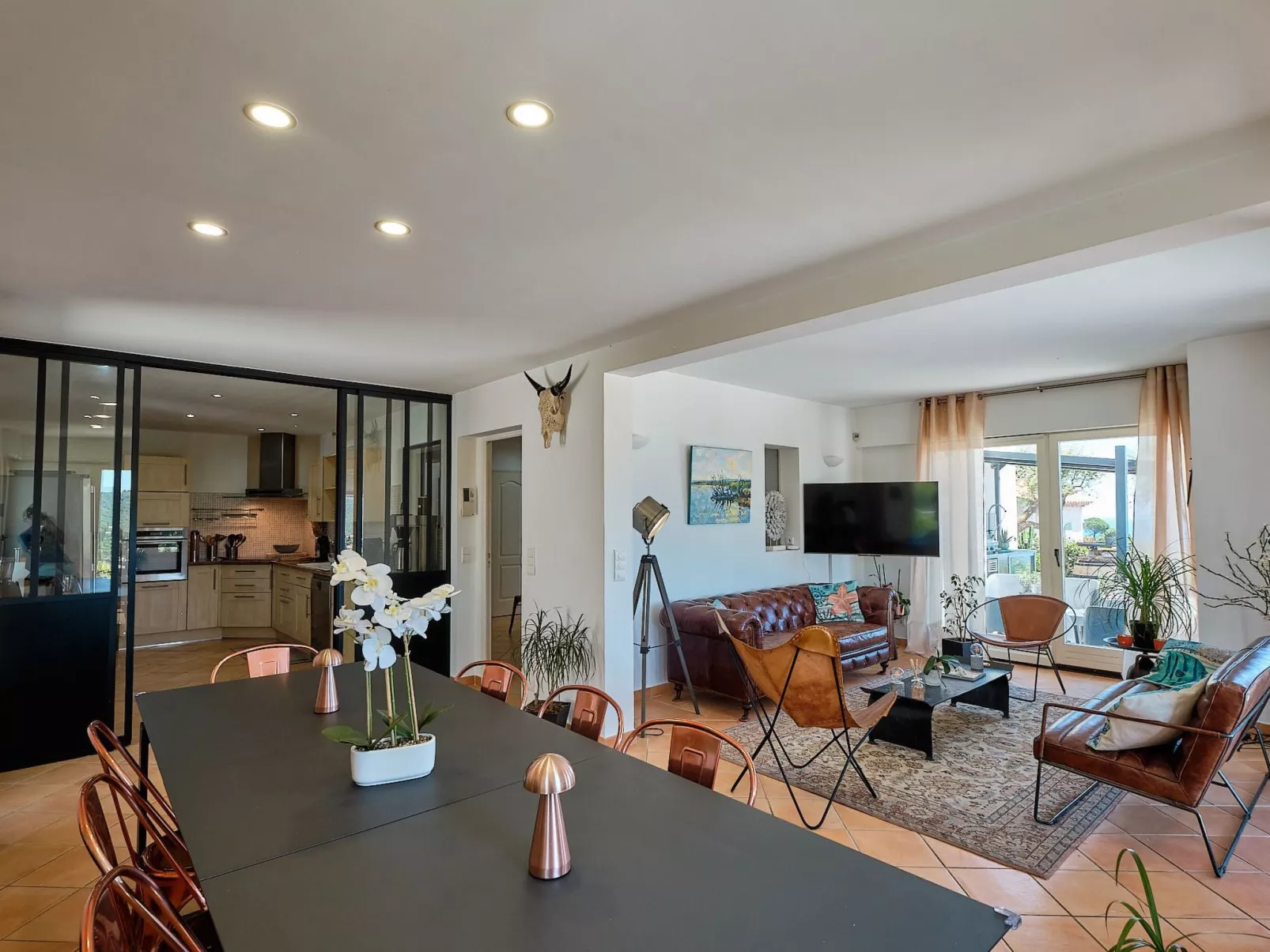 950m vom Meer, herrlicher MEERESBLICK, Pool, Jac-Binnen