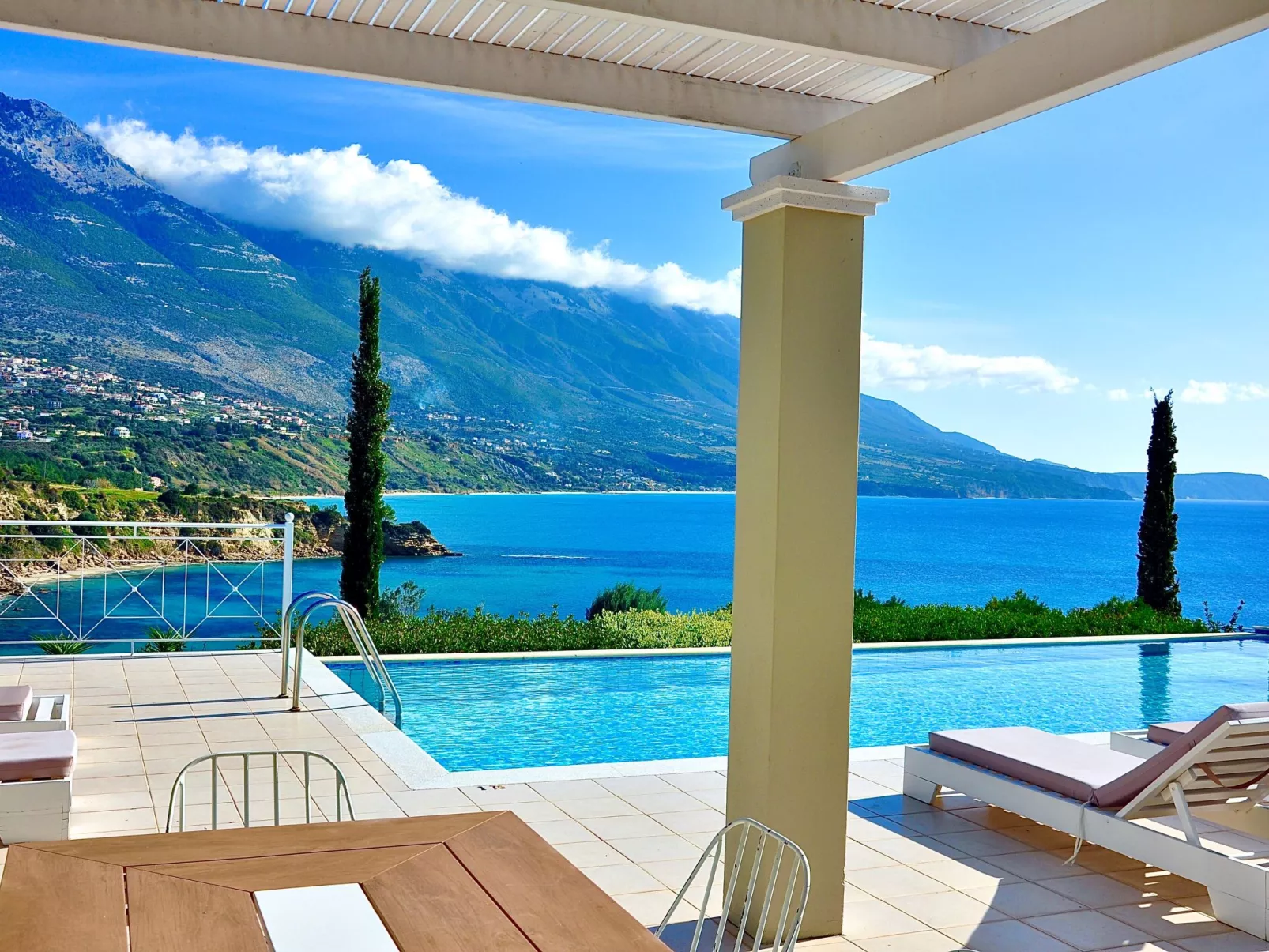 Luxusvilla Thalassa, direkt am Meer-Buiten