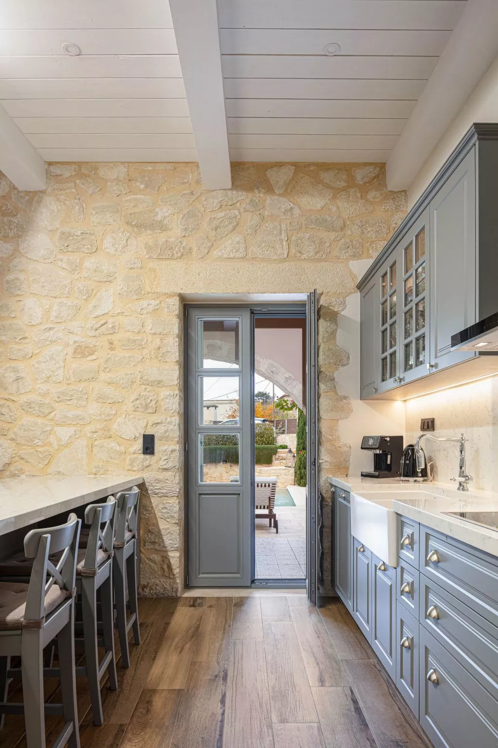 Artemis Apollonas Villa - Luxuriöse Flucht mit Pool-Buiten