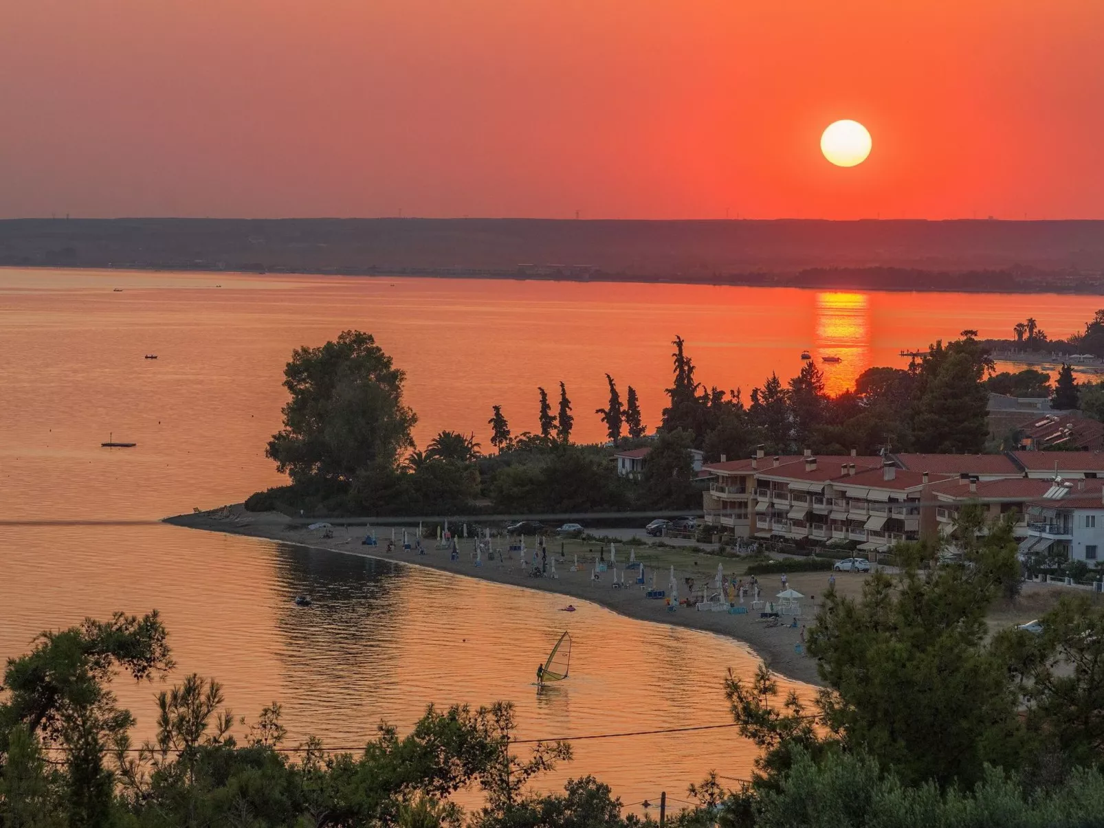 Modernes Studio für 3 Personen, Pool- und Gartenblick