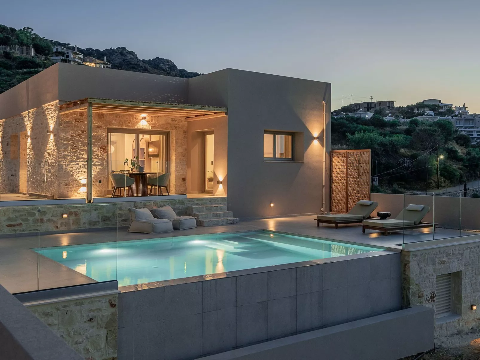 "Kokomo Aura" mit eigenem Pool-Buiten