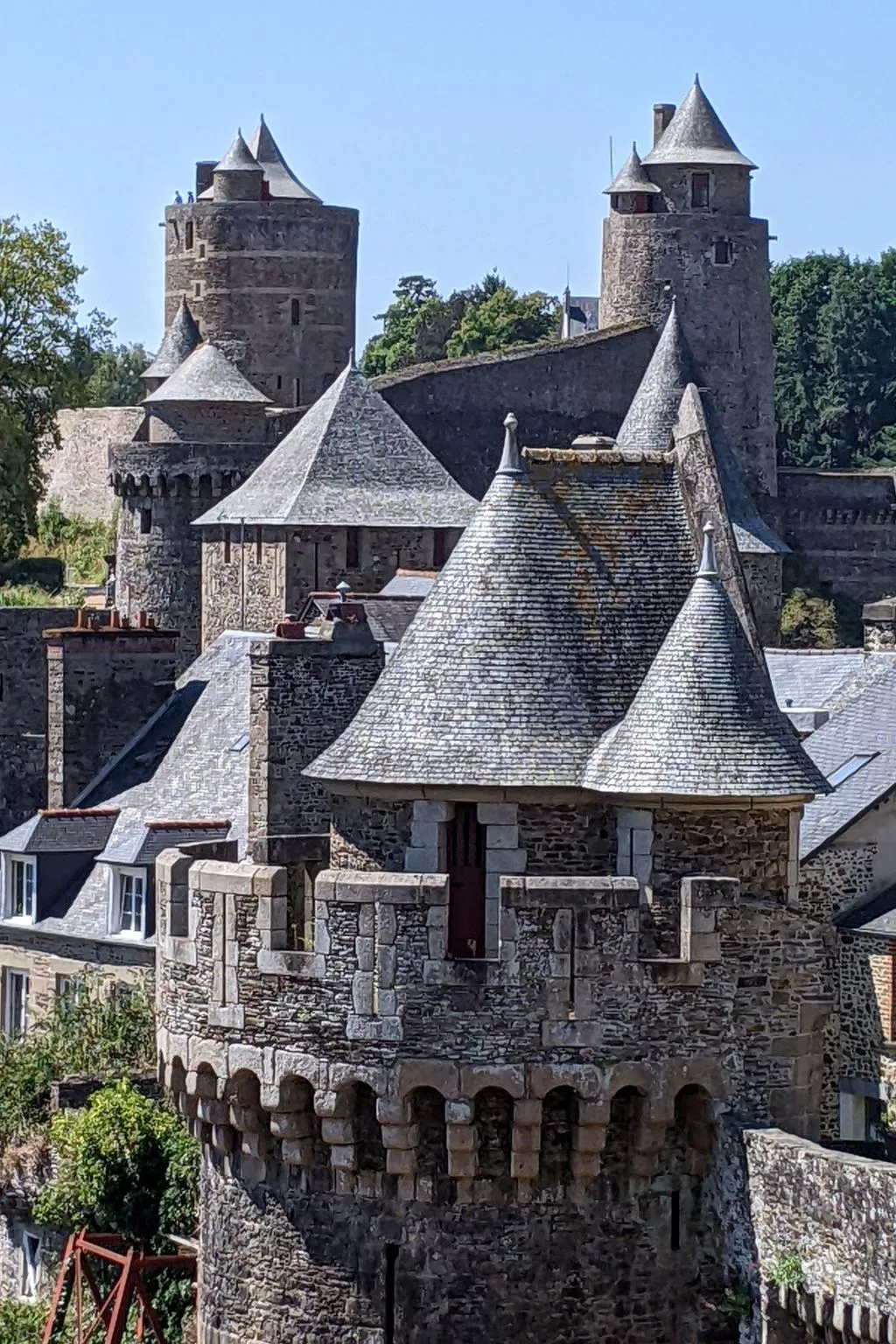 Gite Pamphilienne mit Blick auf Mont Saint Michel-Buiten
