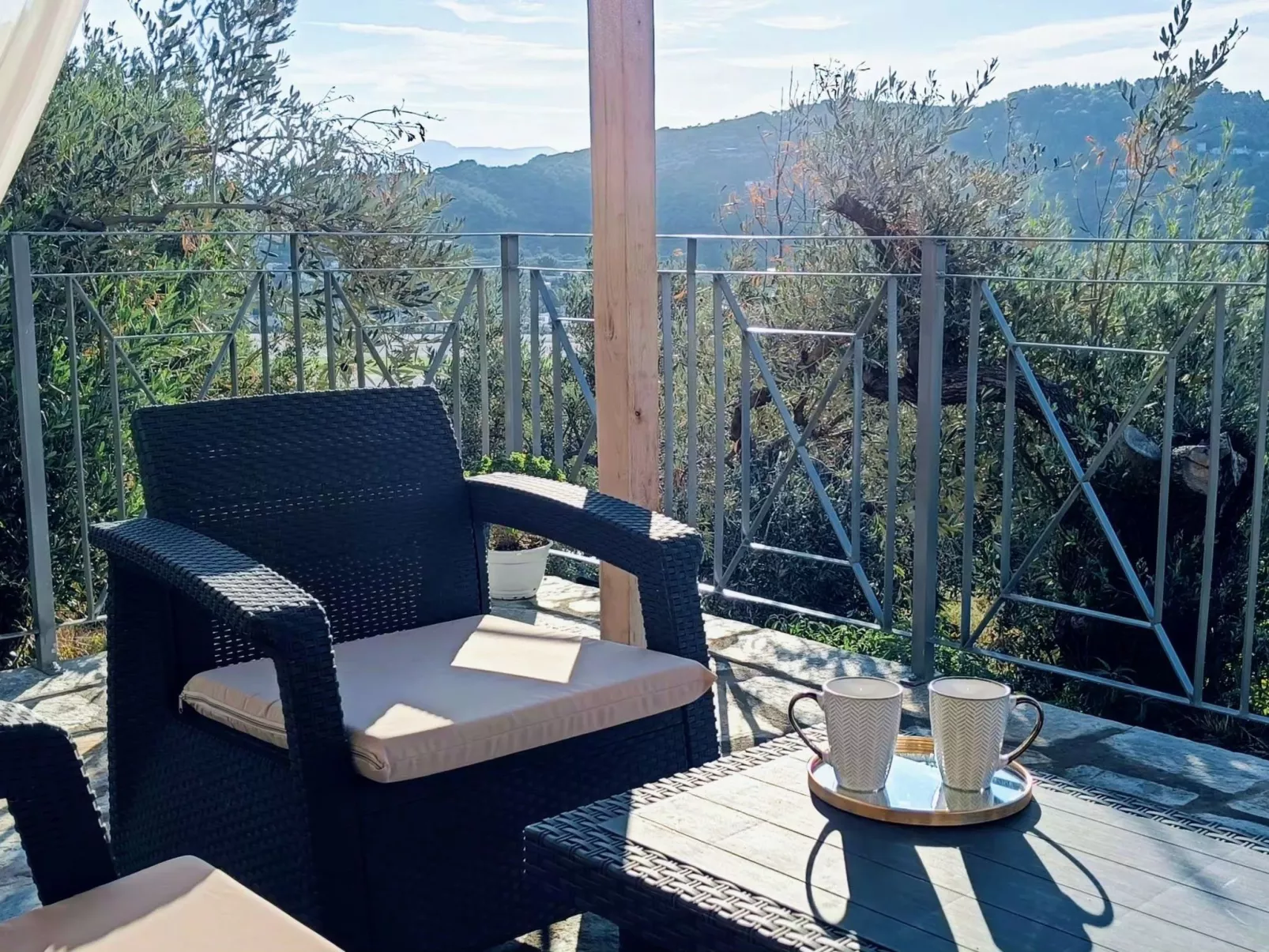 SkyFrame Villa mit atemberaubendem Blick auf das Meer...-Buiten