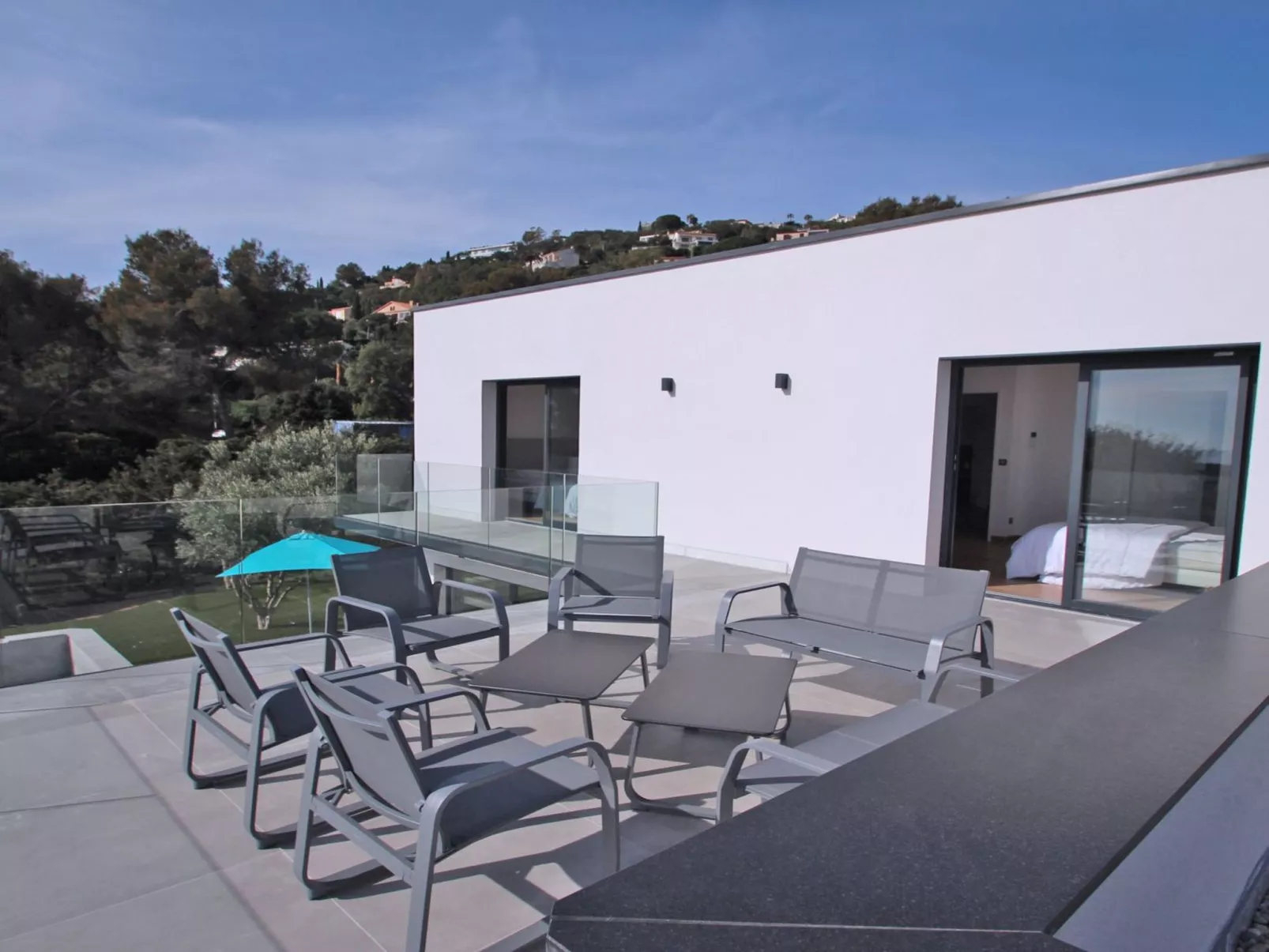 Villa 10 pers - Privates Schwimmbad - Meerblick - Wifi-Buiten